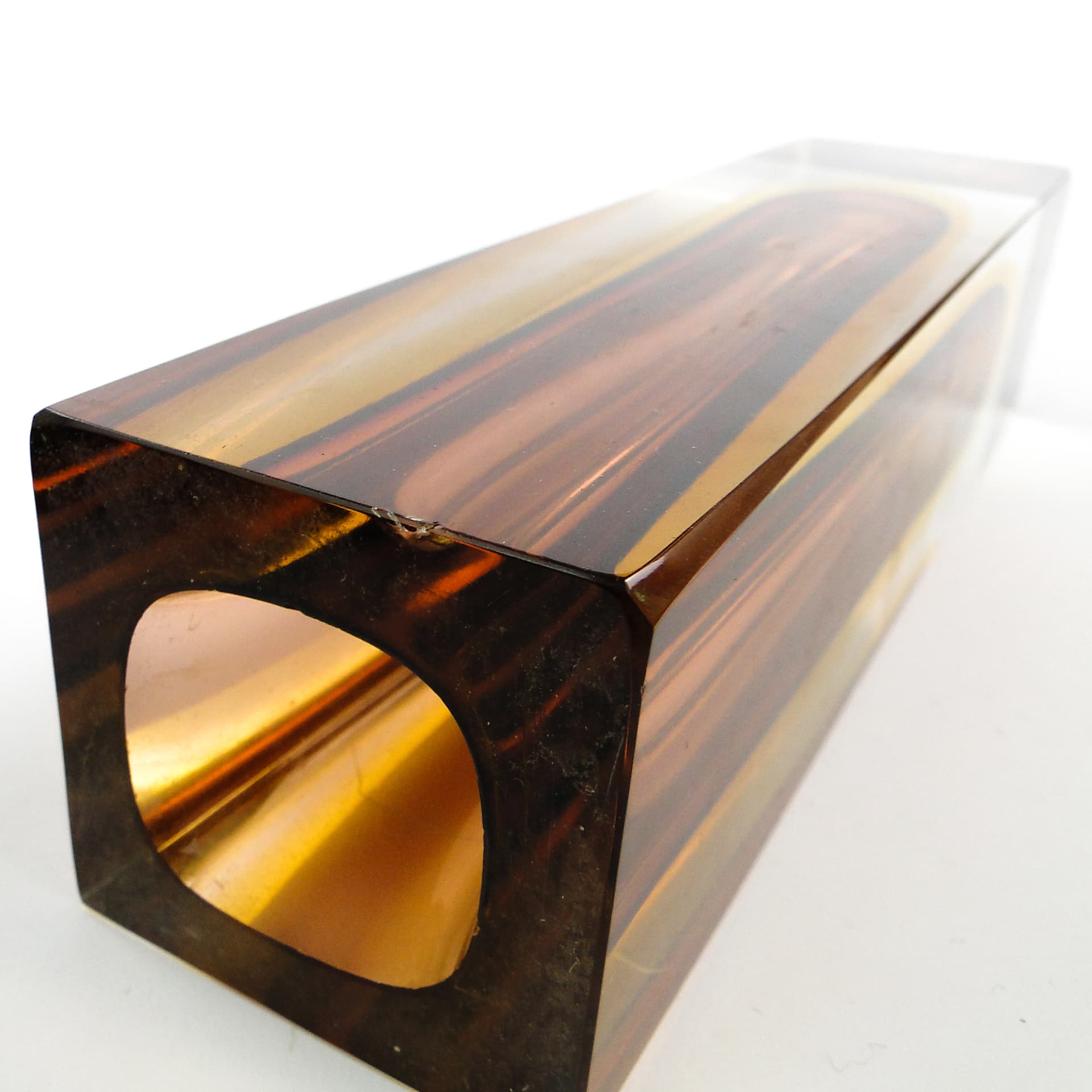 Sommerso Mid-Century Modern Vase, glass, by F. Poli, Italy, 1950s. - 106379