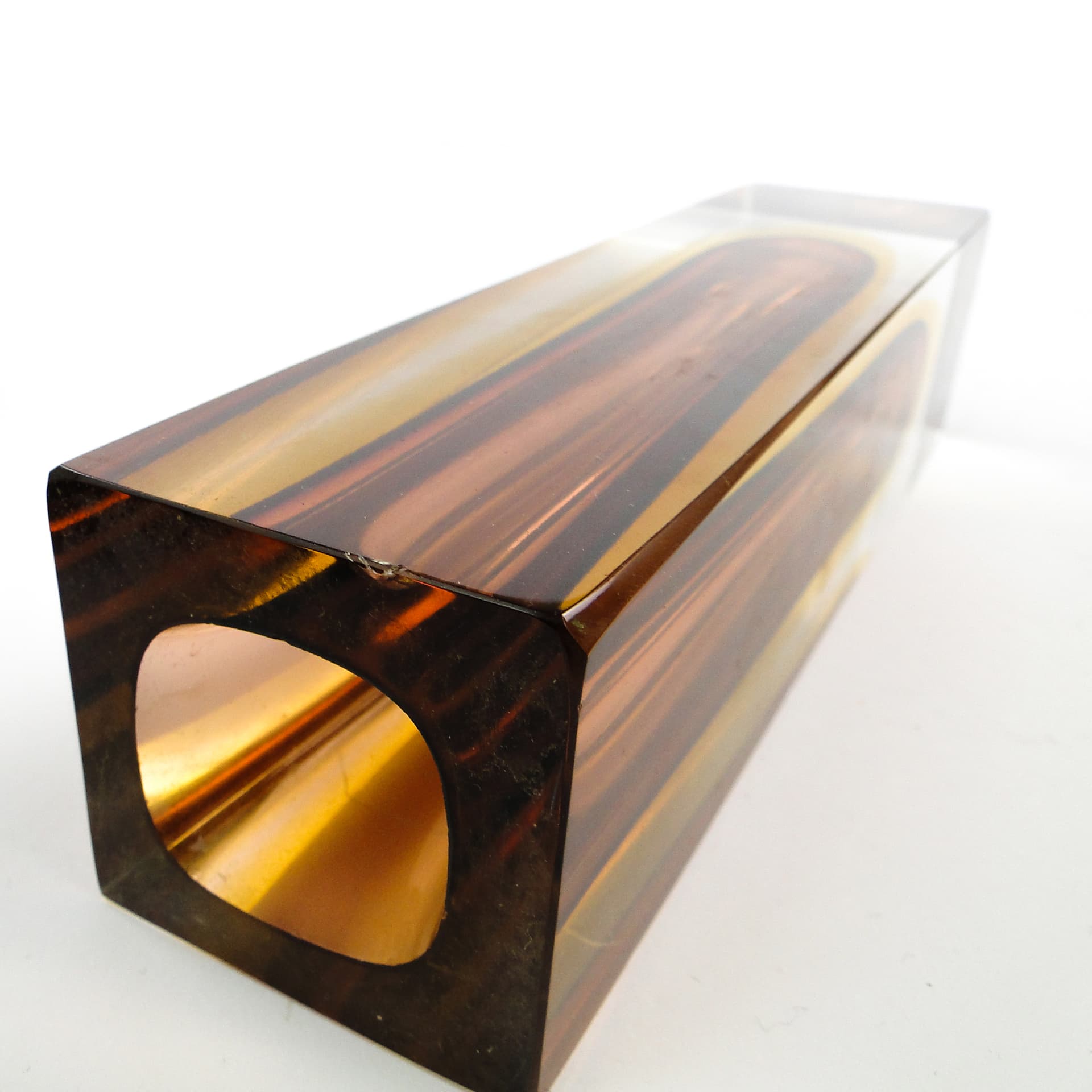 Sommerso Mid-Century Modern Vase, glass, by F. Poli, Italy, 1950s. - 106380