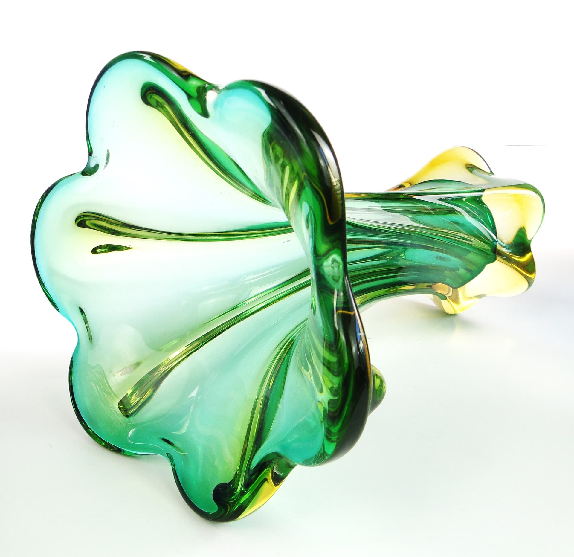 Murano Sommerso Vase, mid-century modern, glass, by F. Poli, Italy, 1950s. - 106407