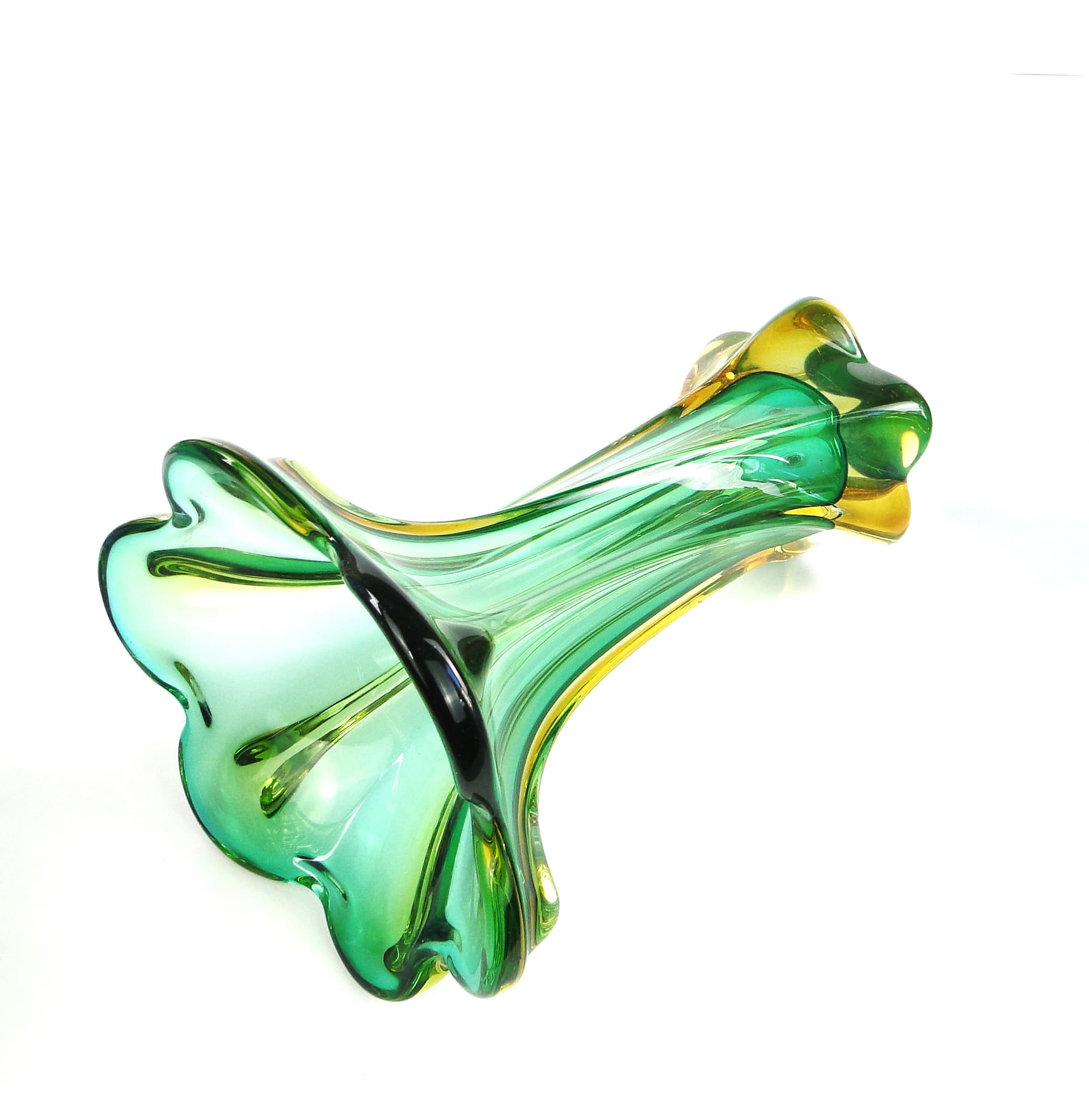 Murano Sommerso Vase, mid-century modern, glass, by F. Poli, Italy, 1950s. - 106406