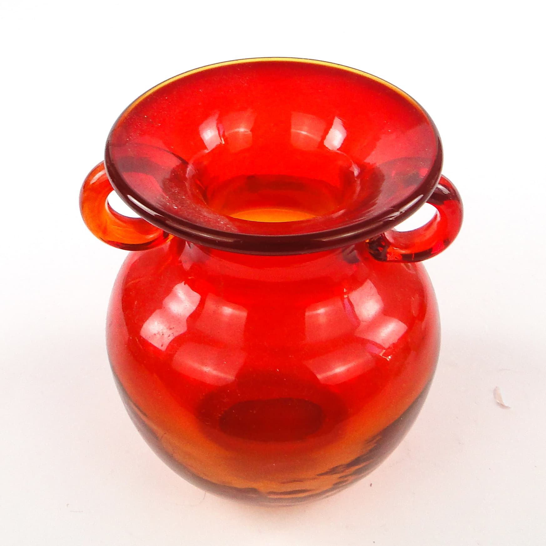 Wazon Mid-century modern, szkło, proj. J. Słuczan-Orkusz, Polska, lata 70. - 106438