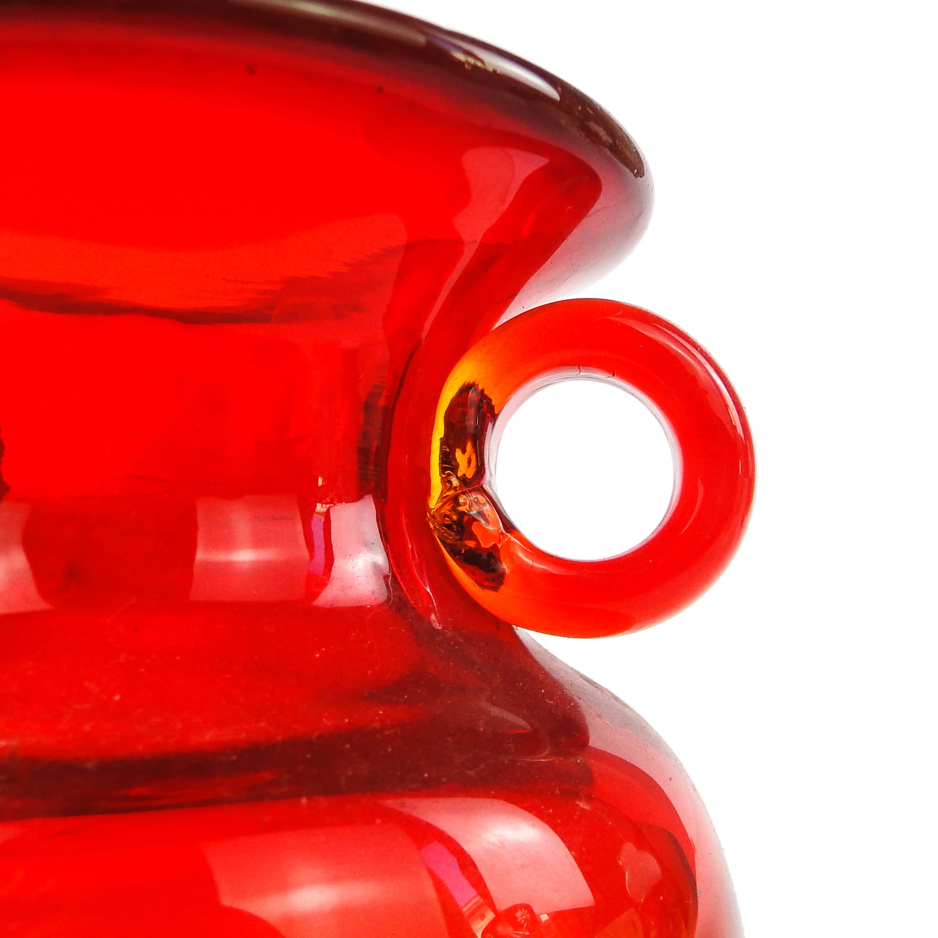 Wazon Mid-century modern, szkło, proj. J. Słuczan-Orkusz, Polska, lata 70. - 106439