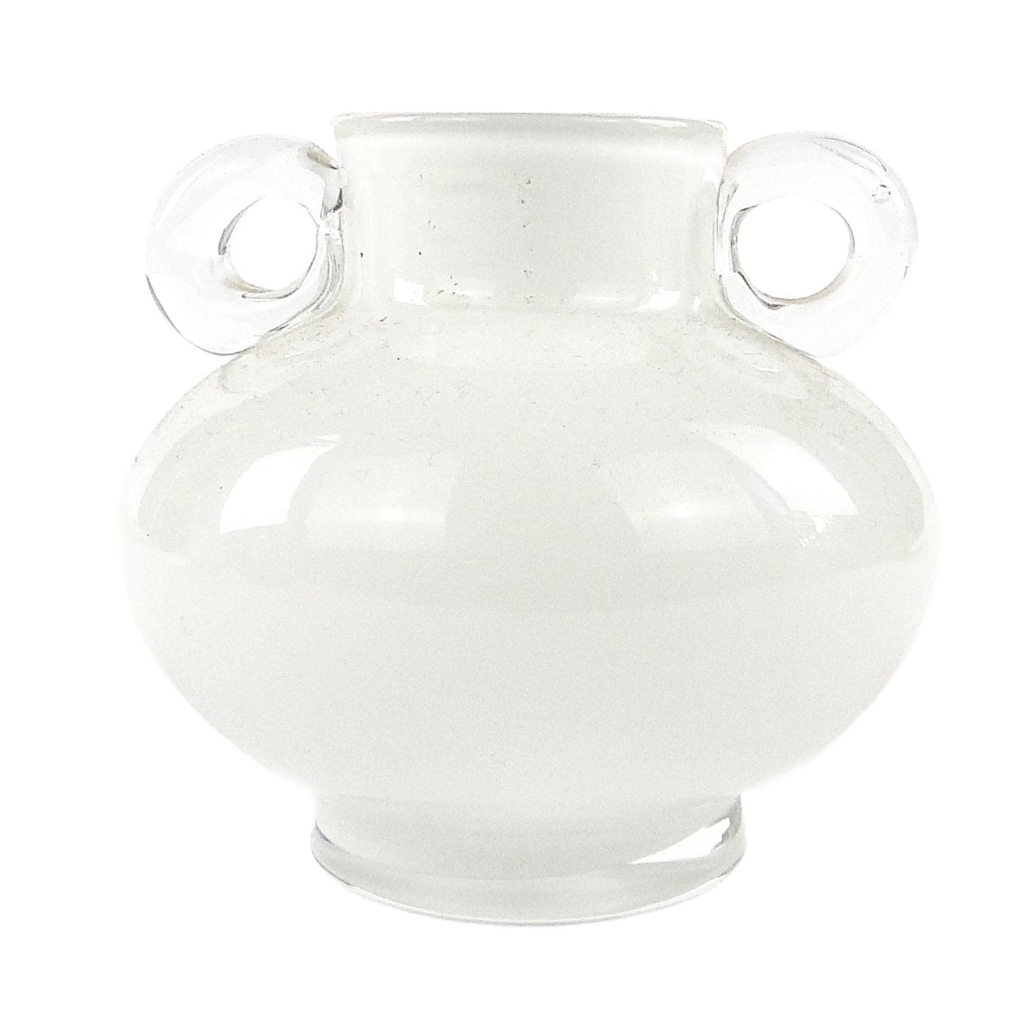 Mid-century modern vase, glass, Poland, 1970s.