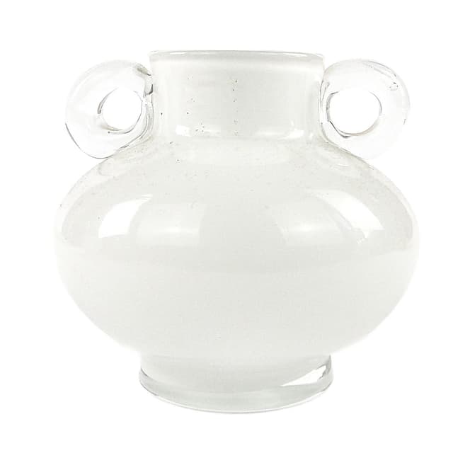 Mid-century modern vase, glass, Poland, 1970s. - DIMENSION