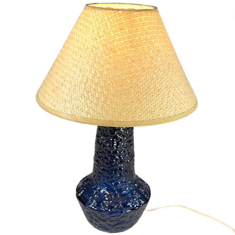 Szklana lampa stołowa, proj. G. Augustsson dla Ruda Glasbruk, Szwecja, lata 60. - 7445