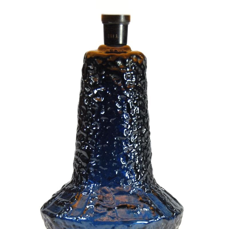 Szklana lampa stołowa, proj. G. Augustsson dla Ruda Glasbruk, Szwecja, lata 60. - 7440