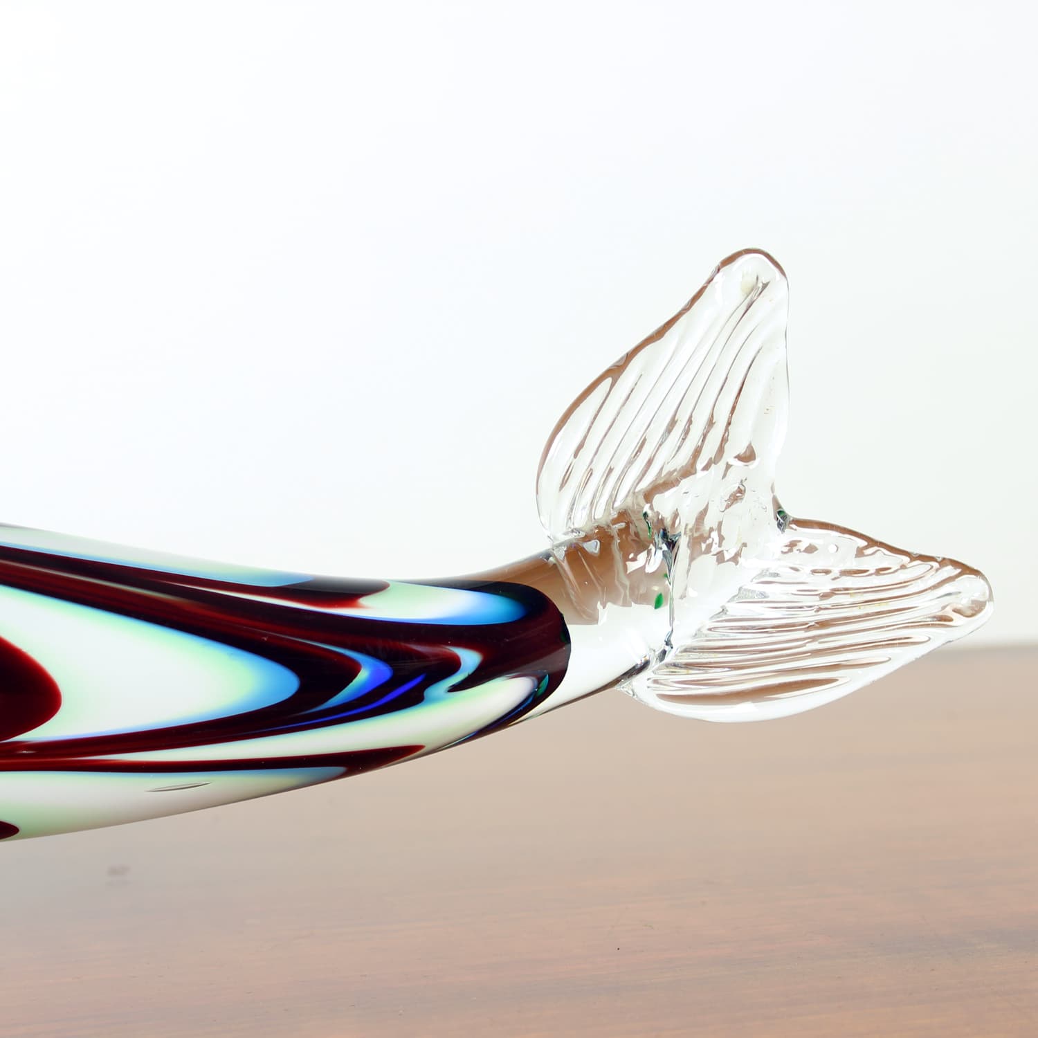 Rzeźba ryba, multikolor, szkło, Czechosłowacja, lata 60. - 106563