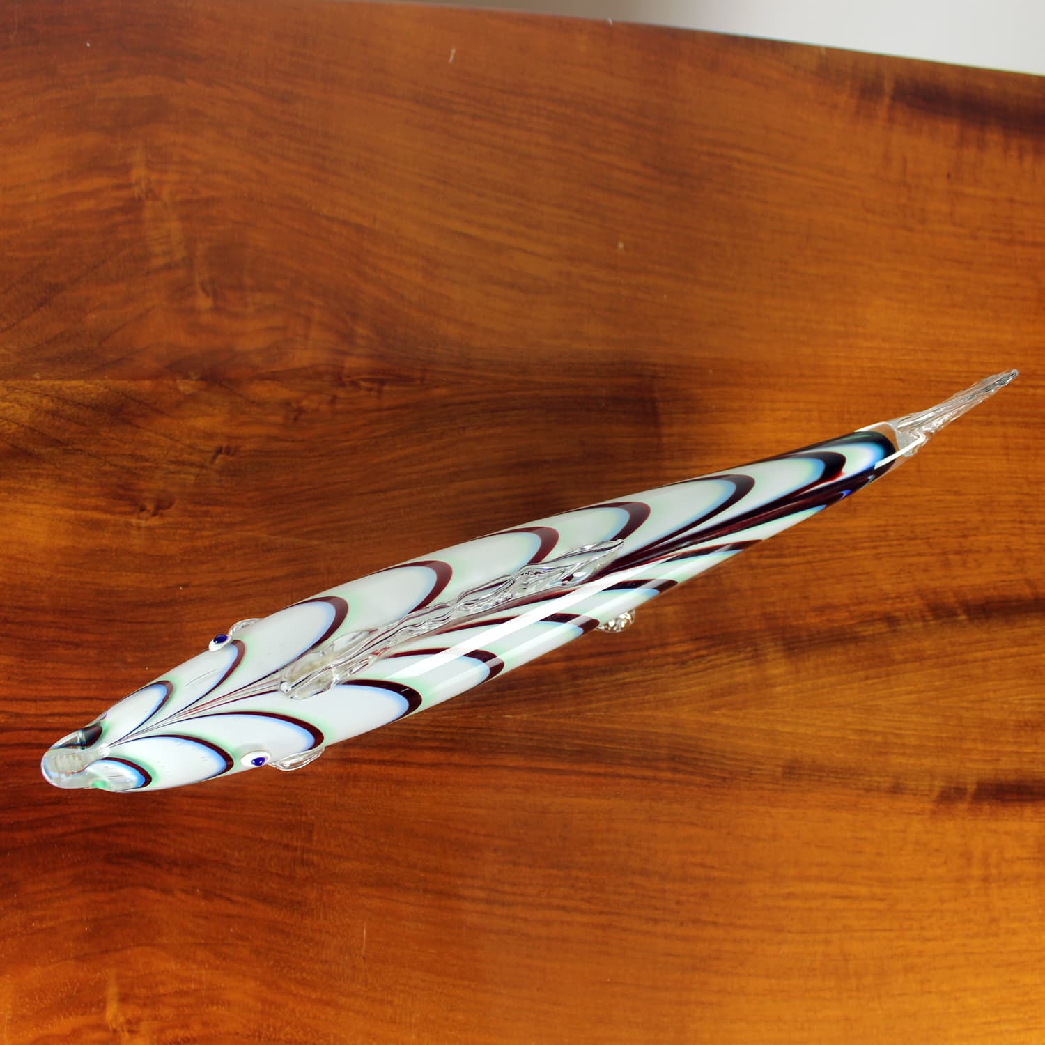 Rzeźba ryba, multikolor, szkło, Czechosłowacja, lata 60. - 106565