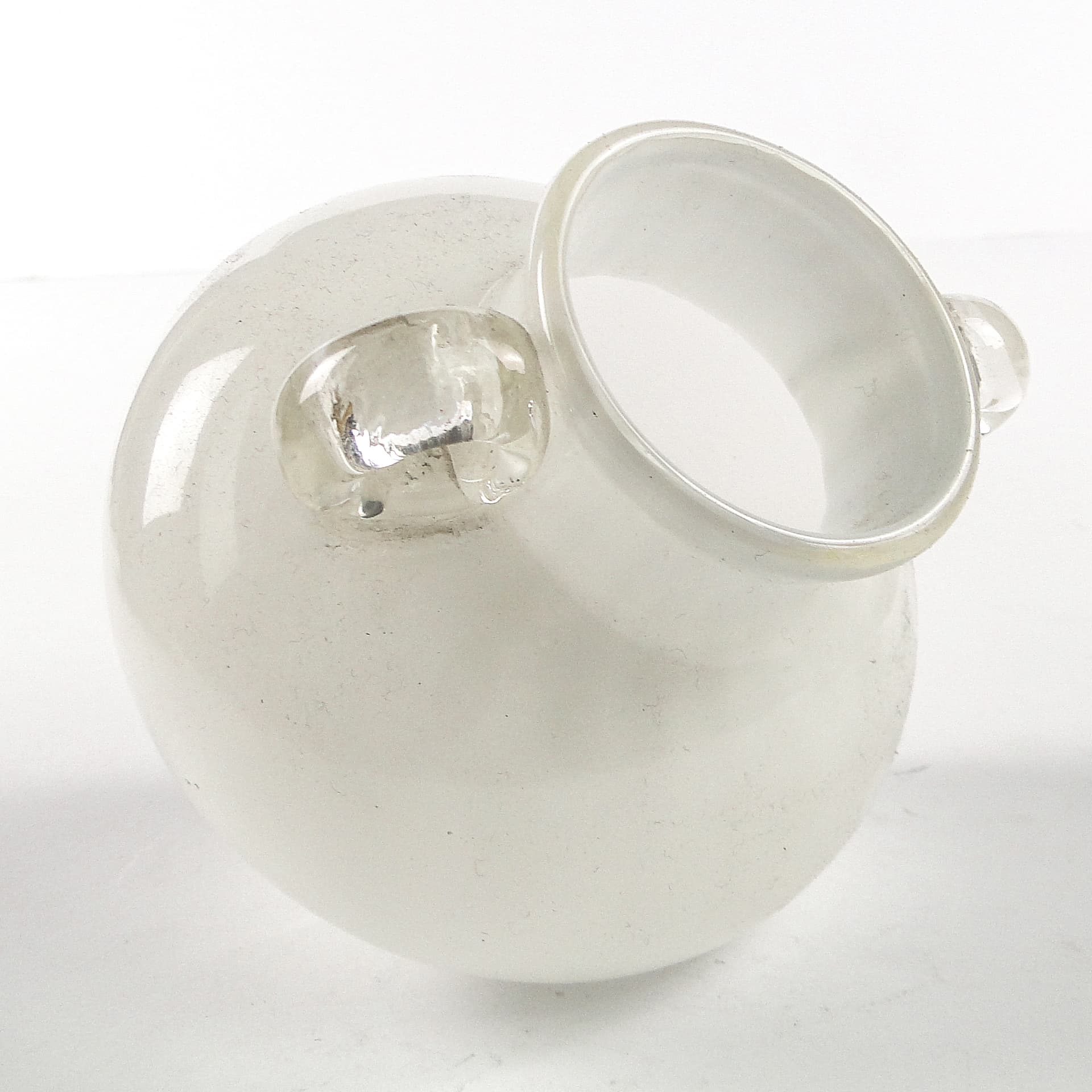 Wazon Jasiek, modernizm, szkło, Polska, lata 70. - 106635