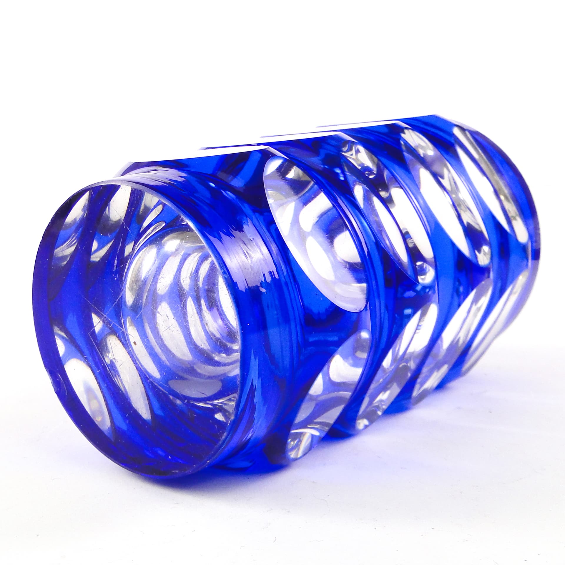 Wazon mid-century modern, szkło kobaltowe, Niemcy, lata 50. - 106707