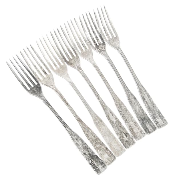 Zestaw widelców stołowych Art Deco, Polska, lata 70. - WYMIARY