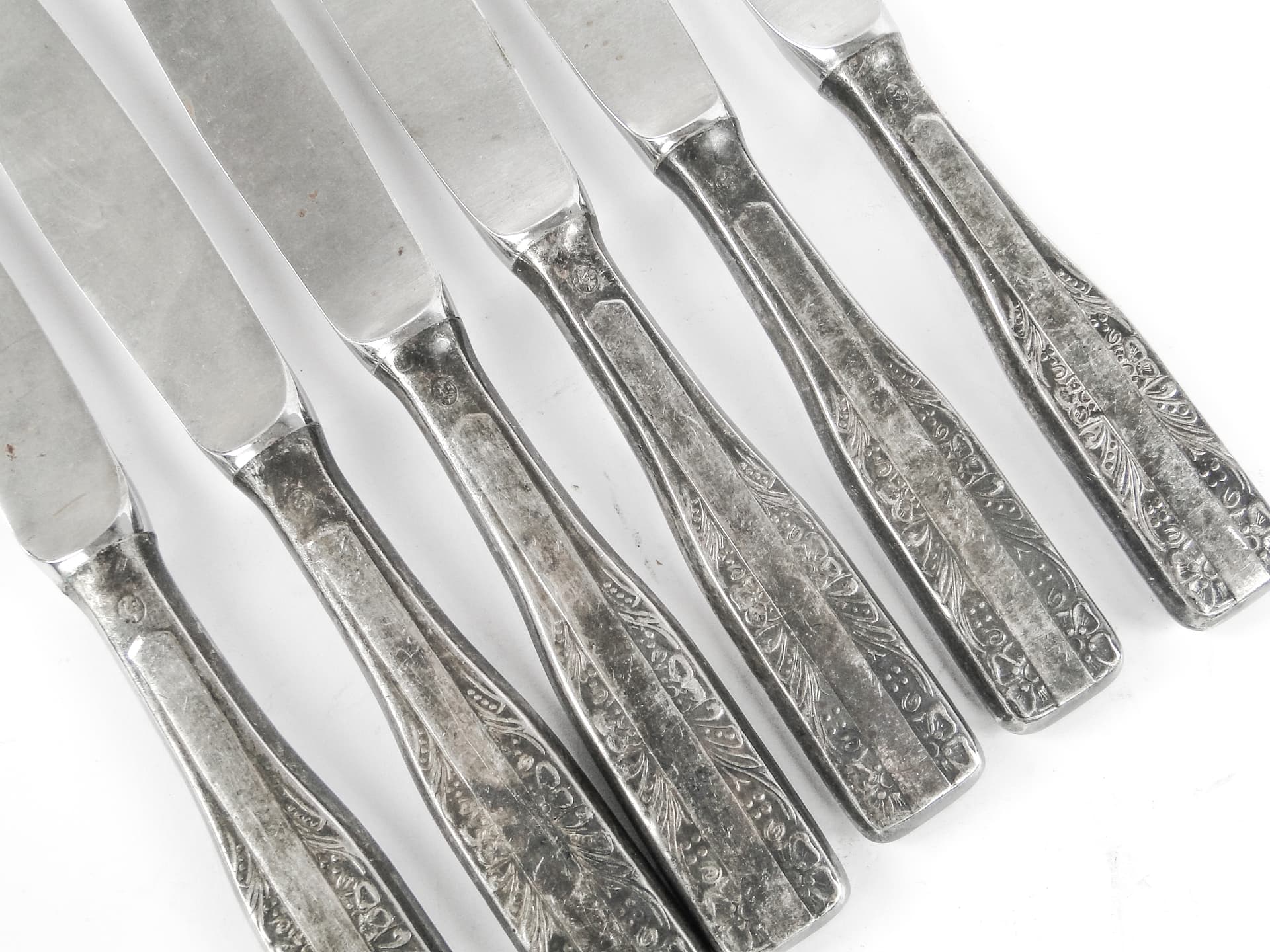 Zestaw noży stołowych Modernizm, stal, Polska, lata 70. - 106904