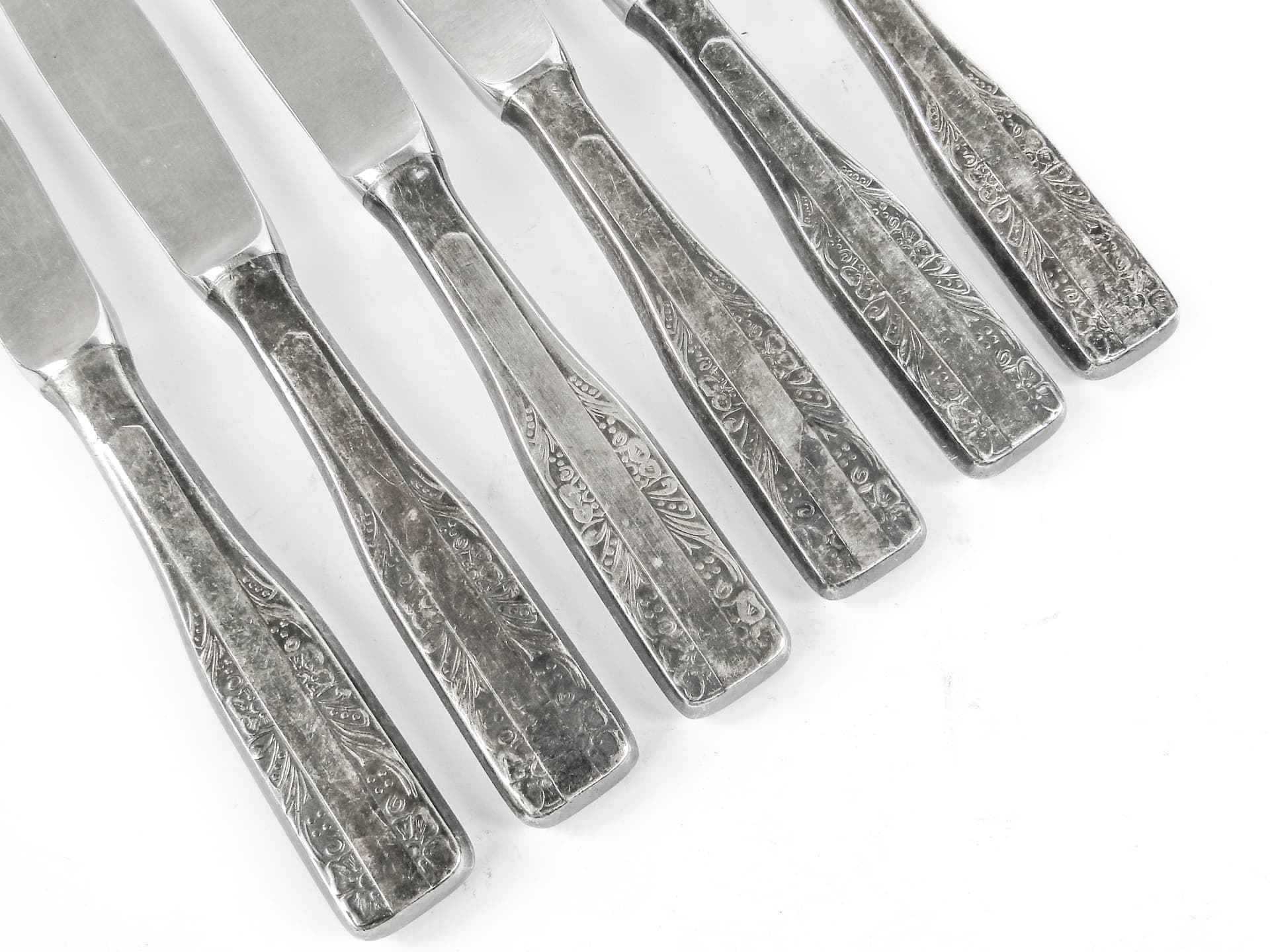 Zestaw noży stołowych Modernizm, stal, Polska, lata 70. - 106897