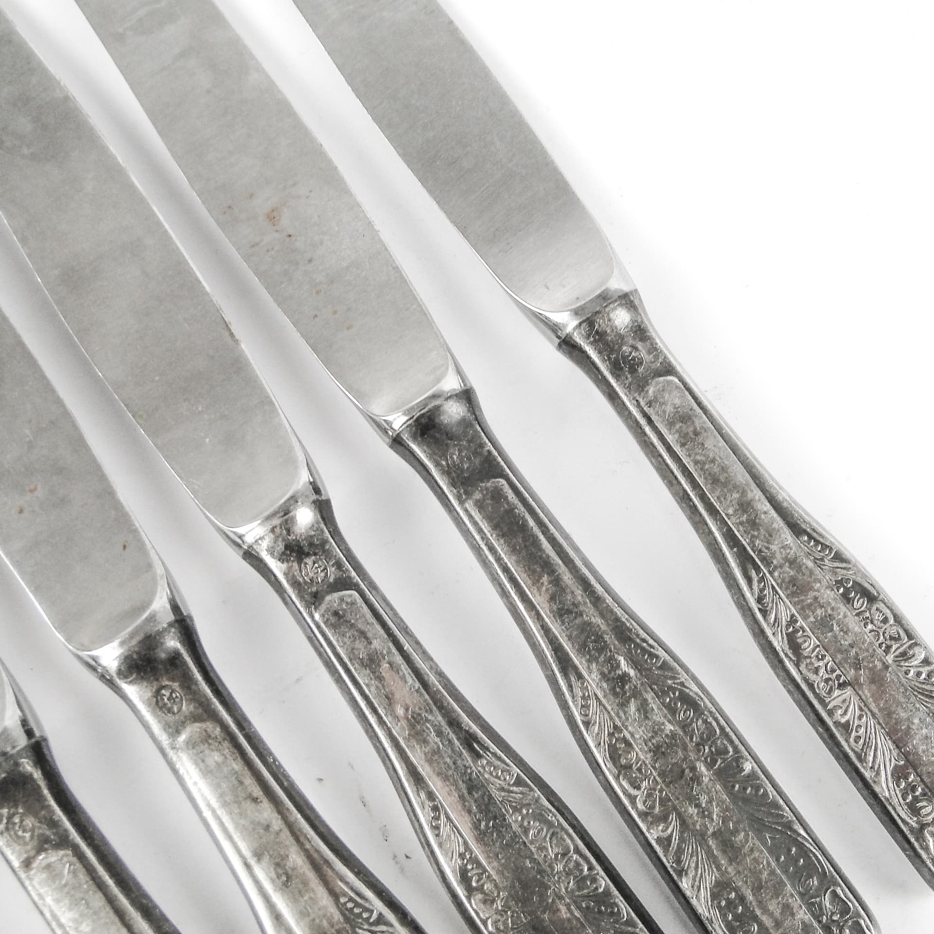 Zestaw noży stołowych Modernizm, stal, Polska, lata 70. - 106902