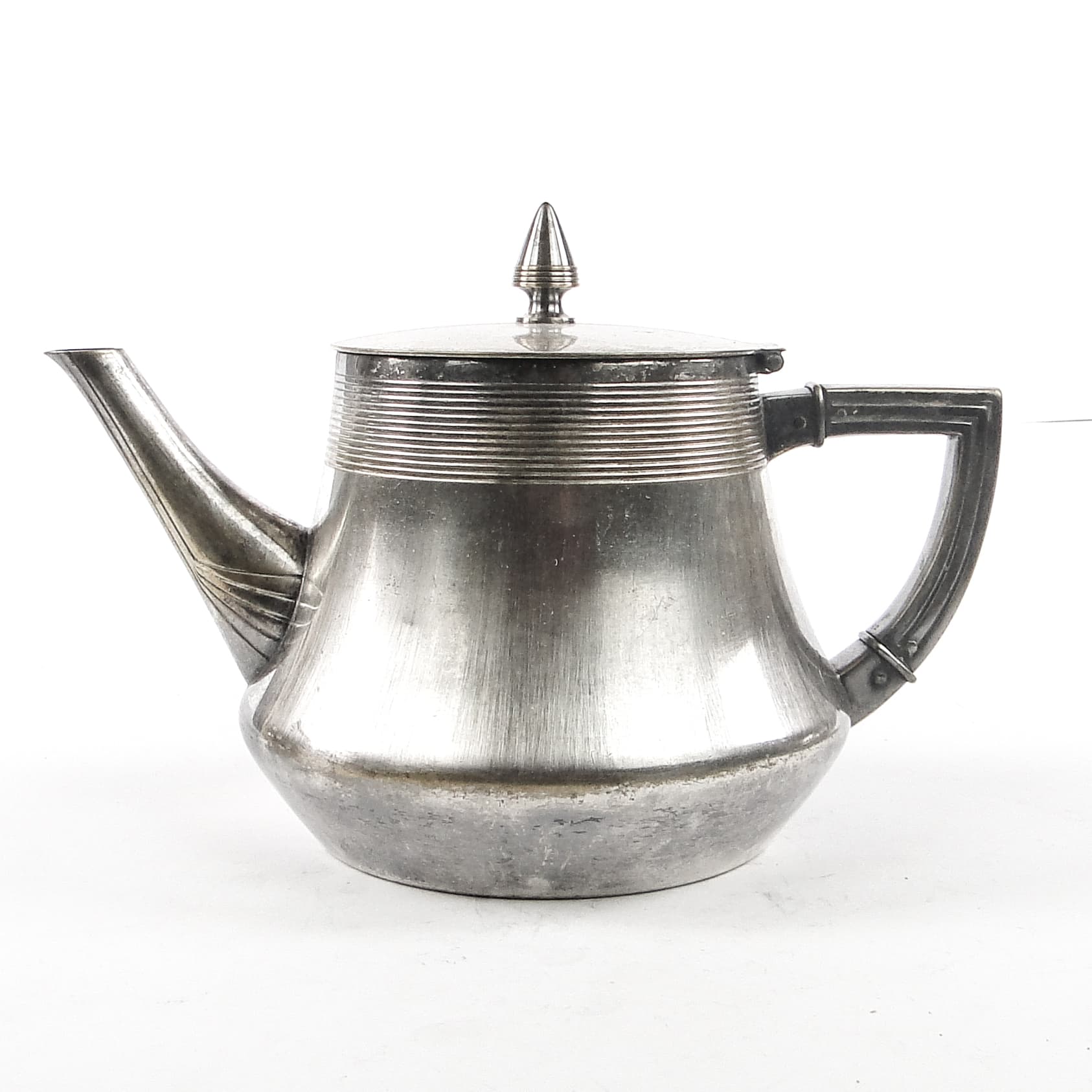 Teapot, Art Nouveau, silver-plated brass, WMF, Germany, early 20th c. - 106913