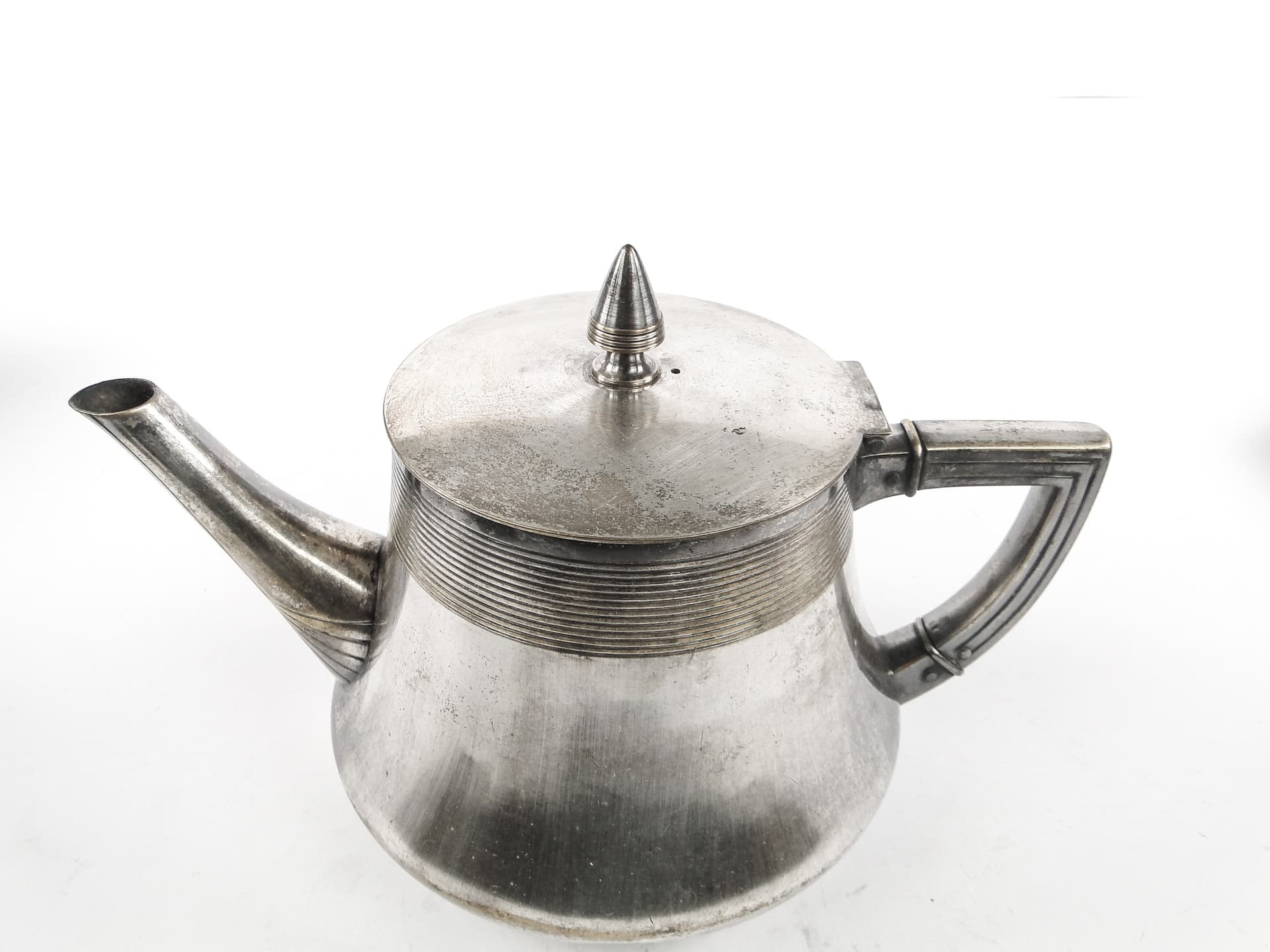 Teapot, Art Nouveau, silver-plated brass, WMF, Germany, early 20th c. - 106916