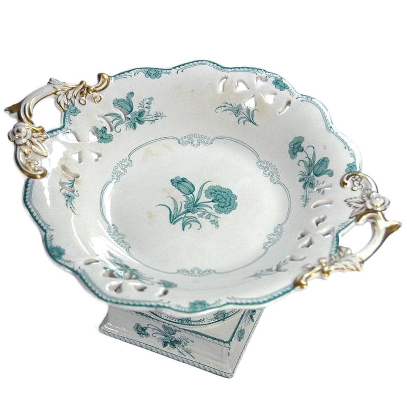 Ivory White Faience Compote, France, 19th Century - 7490