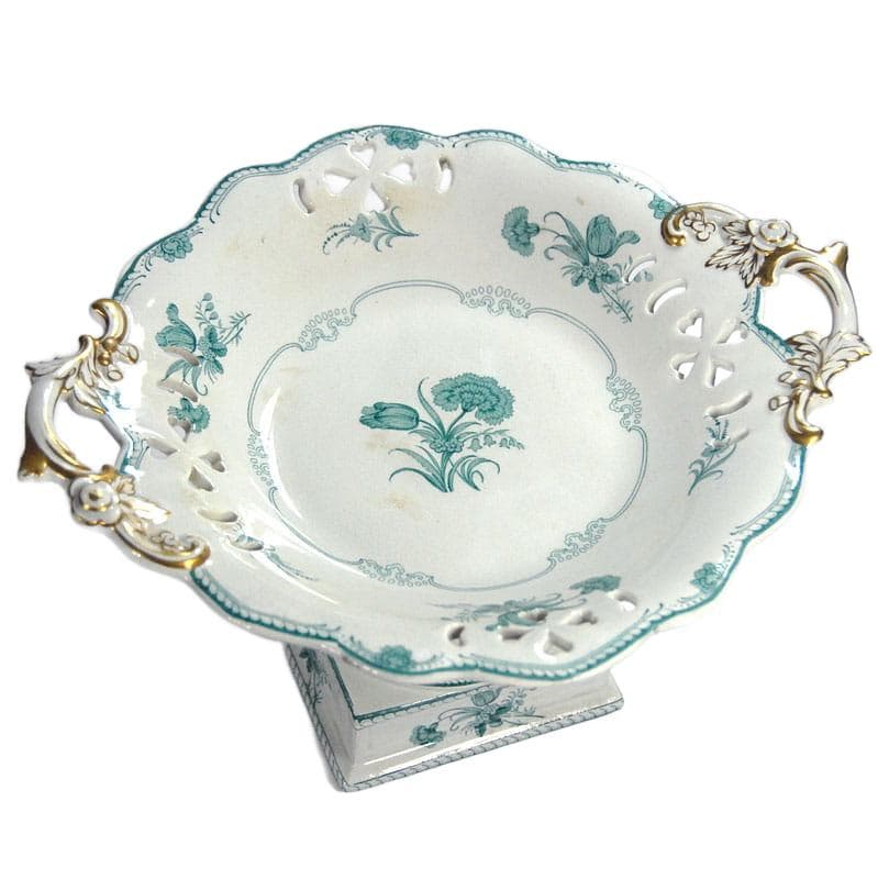 Ivory White Faience Compote, France, 19th Century - 7487