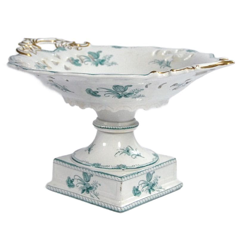 Ivory White Faience Compote, France, 19th Century - 7486