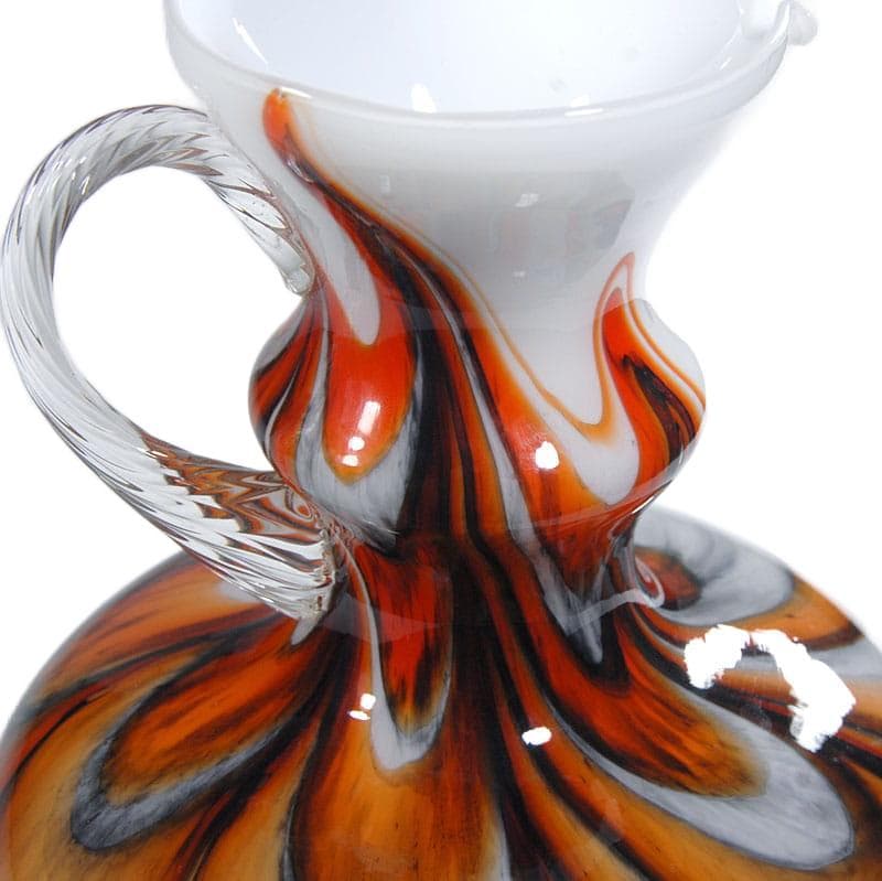 Szklany wazon opalina, Stelvia, Włochy, lata 60. - 7544