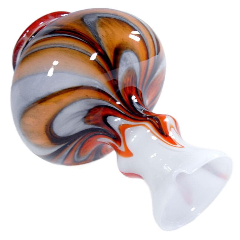 Szklany wazon opalina, Stelvia, Włochy, lata 60. - 7548