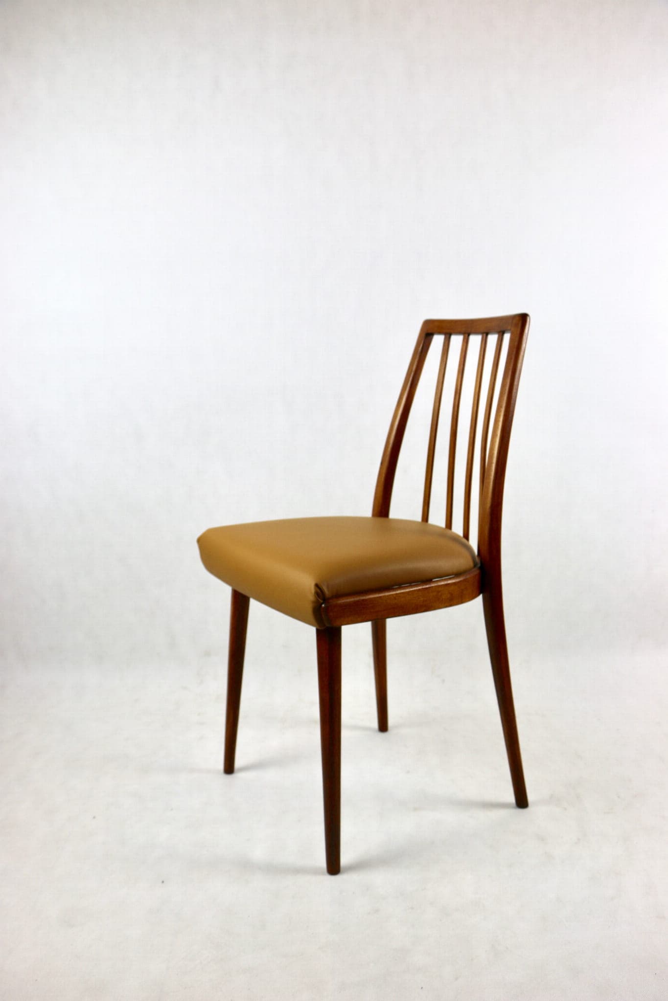 Chair Loft, camel brown, natural leather, 1960s. - 107362