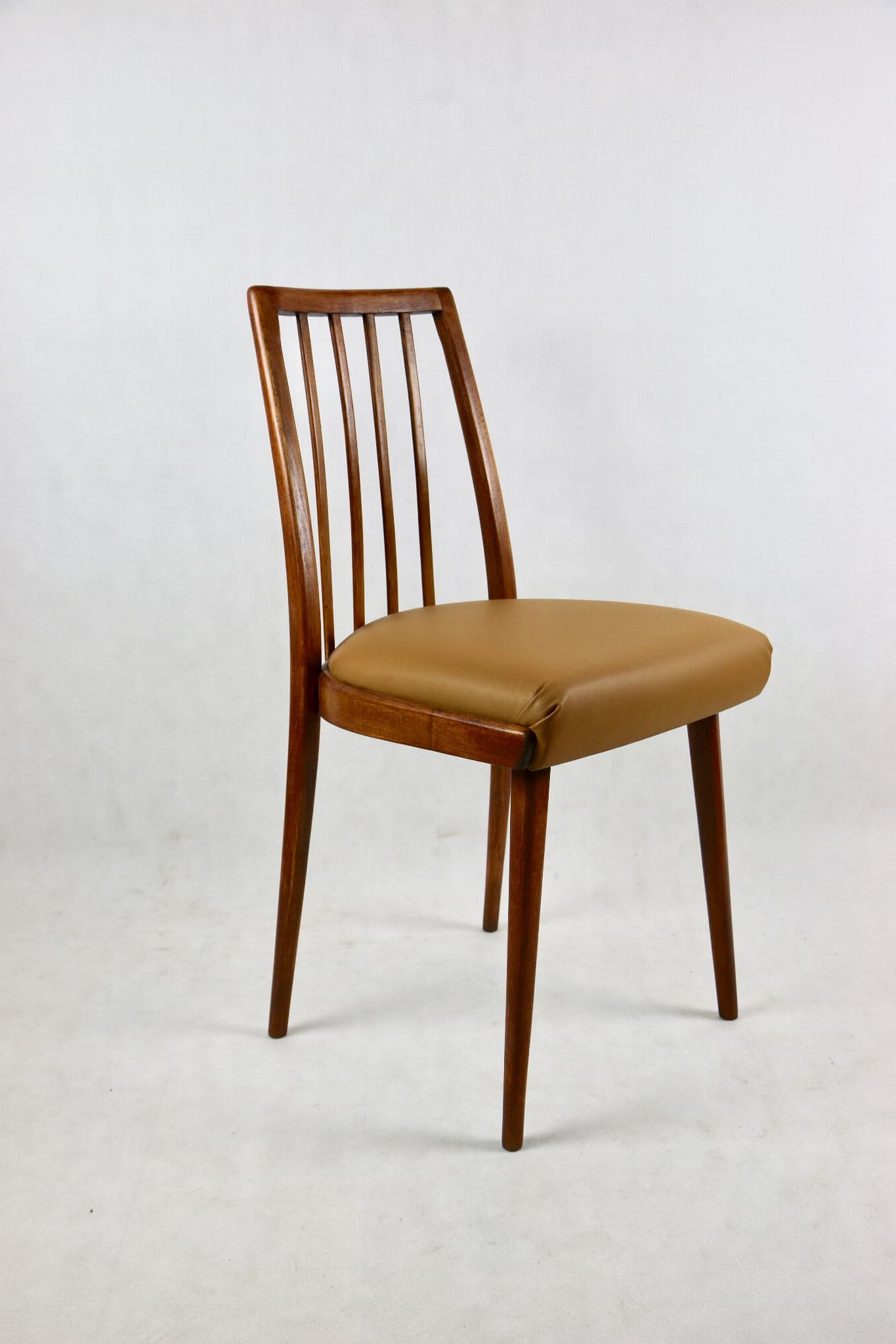 Chair Loft, camel brown, natural leather, 1960s. - 107368