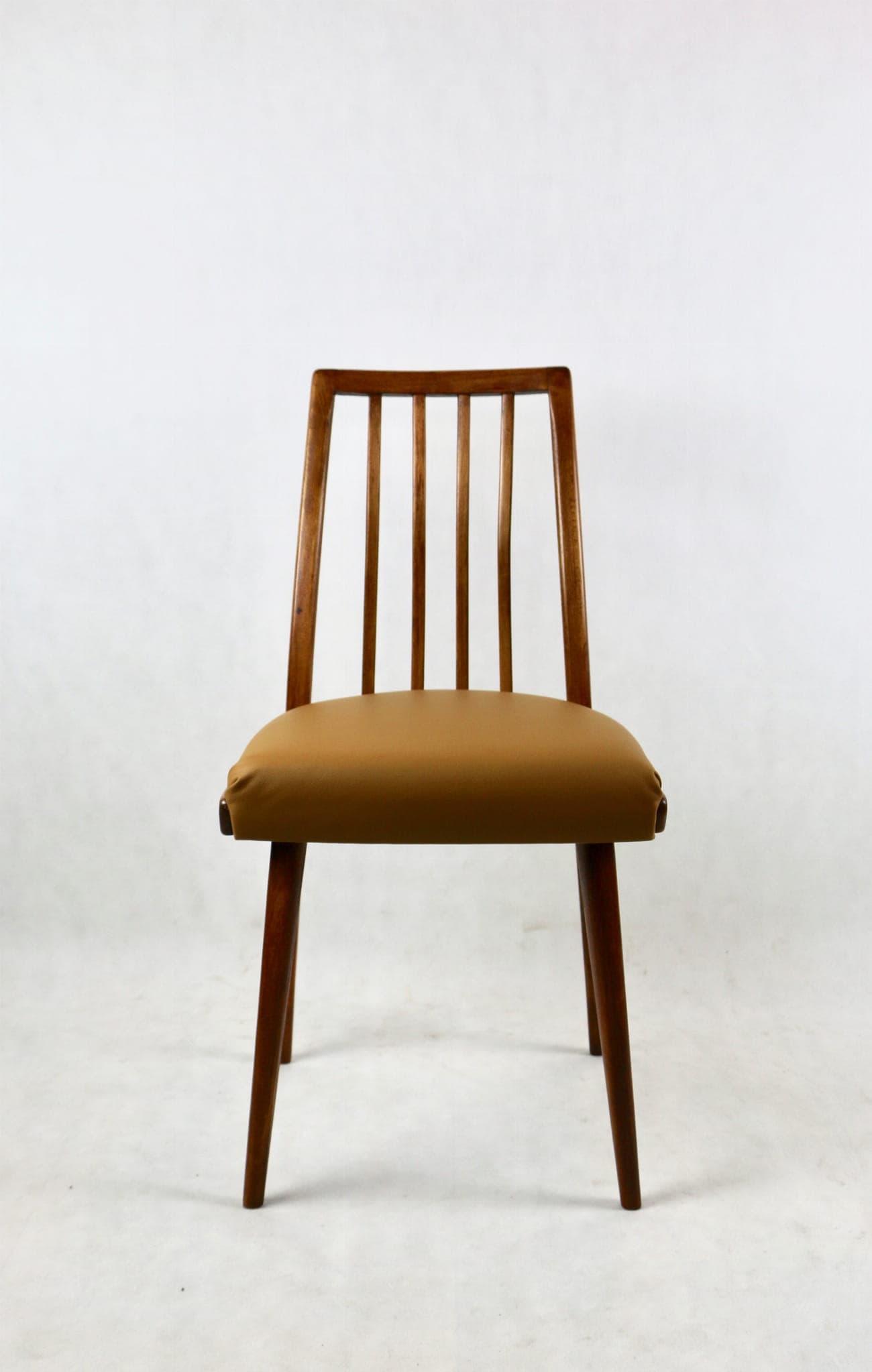 Chair Loft, camel brown, natural leather, 1960s. - 107360