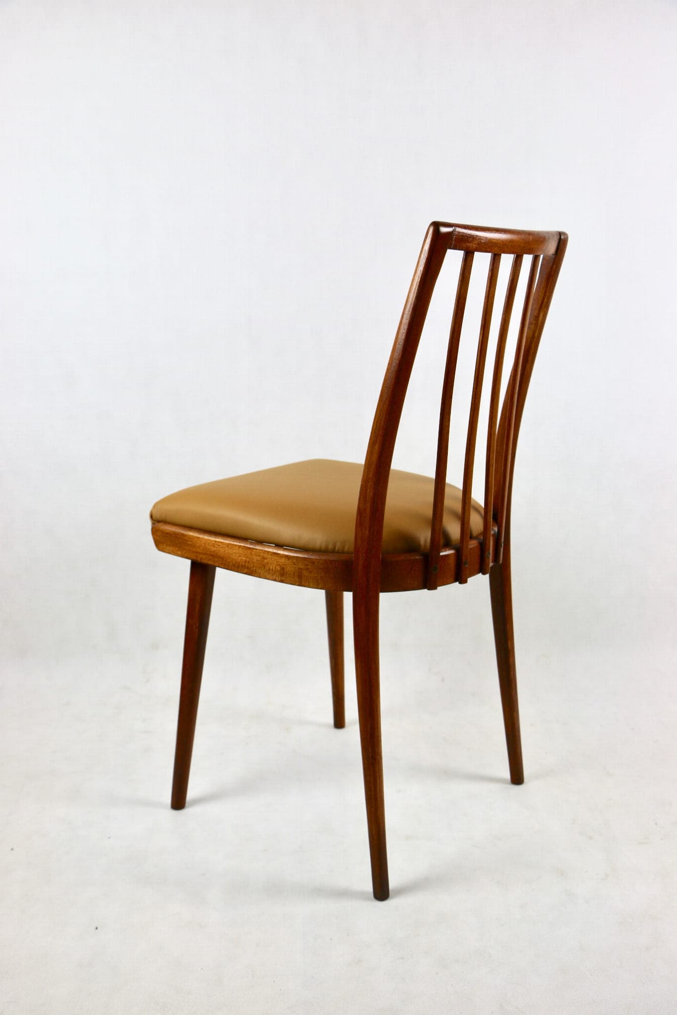 Chair Loft, camel brown, natural leather, 1960s. - 107364