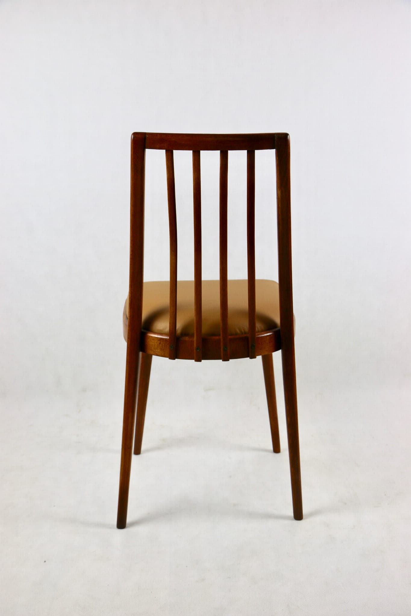 Chair Loft, camel brown, natural leather, 1960s. - 107365