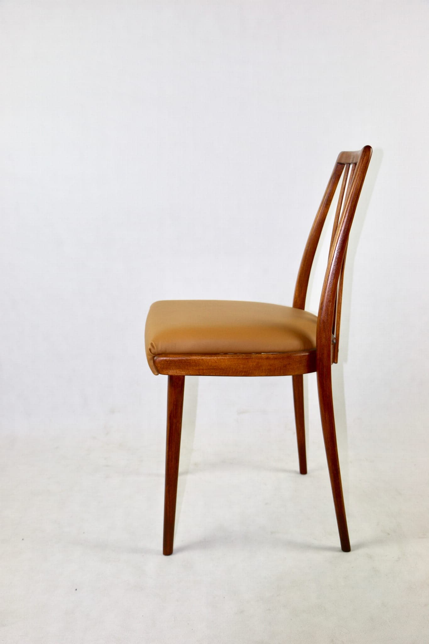 Chair Loft, camel brown, natural leather, 1960s. - 107363