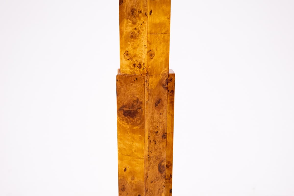 Brązowa lampa stojąca, styl Art Deco, Polska, lata 50. - 58577