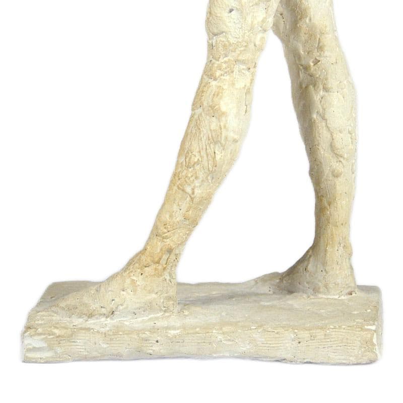 Beżowa rzeźba z patynowanego gipsu, Belgia, lata 70. - 7533