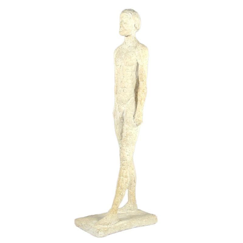 Beżowa rzeźba z patynowanego gipsu, Belgia, lata 70. - 7527