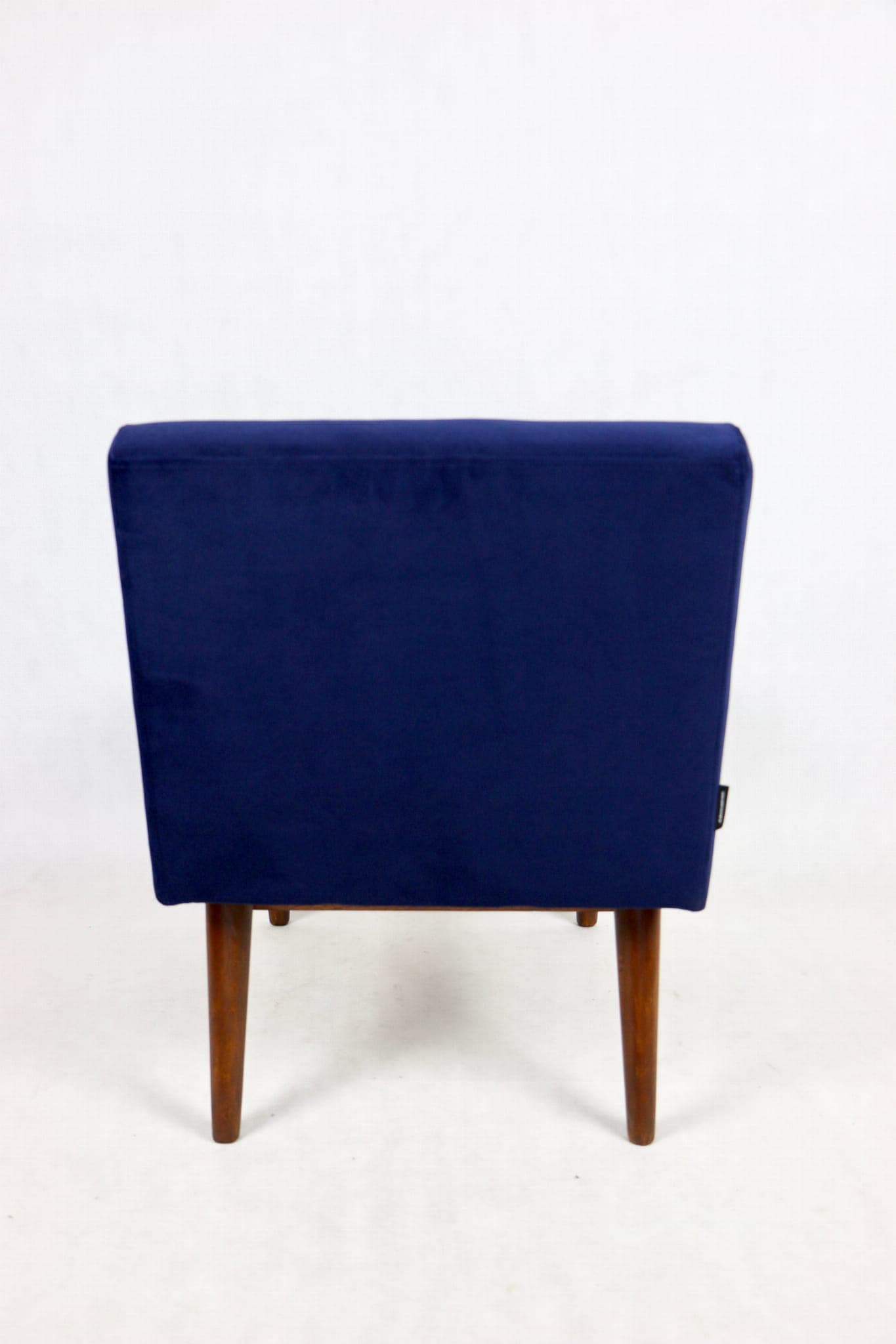 Fotel Jade, velvet granatowy, lata 70. - 107178