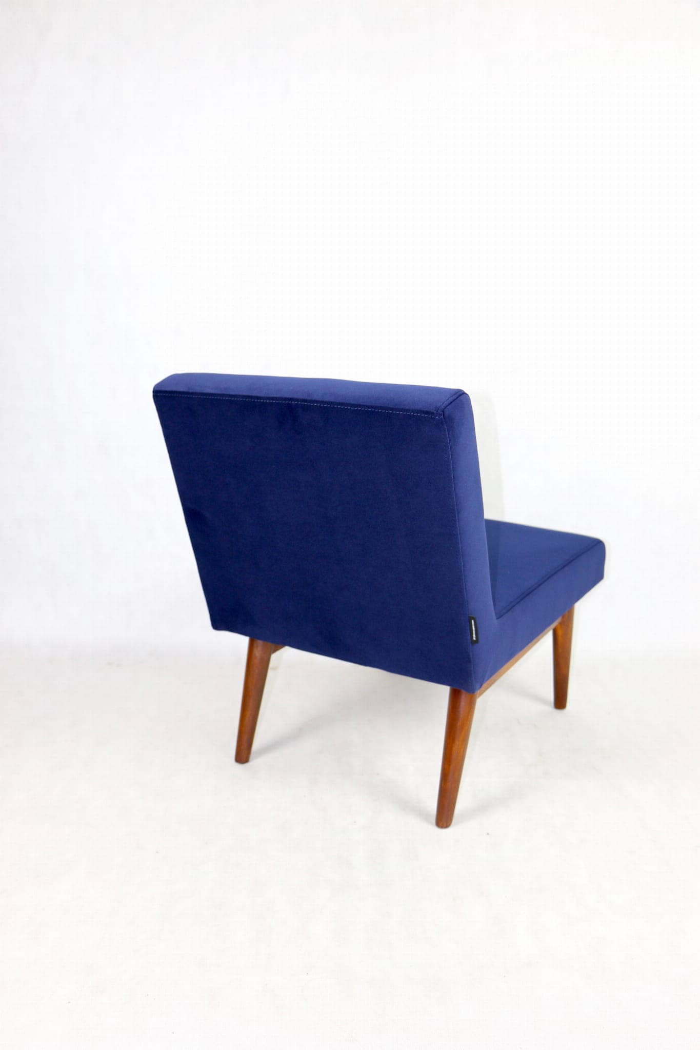 Fotel Jade, velvet granatowy, lata 70. - 107176