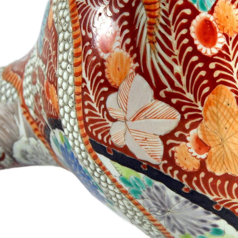 Czerwony wazon Saishuntei Arita, Japonia, XIX w. - 7522