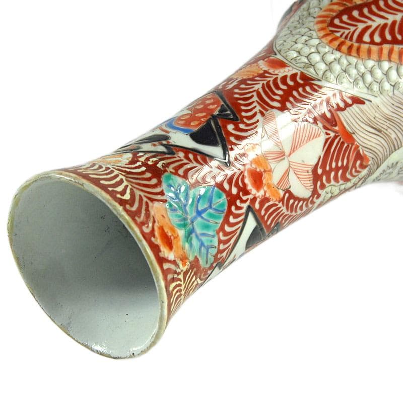 Czerwony wazon Saishuntei Arita, Japonia, XIX w. - 7523