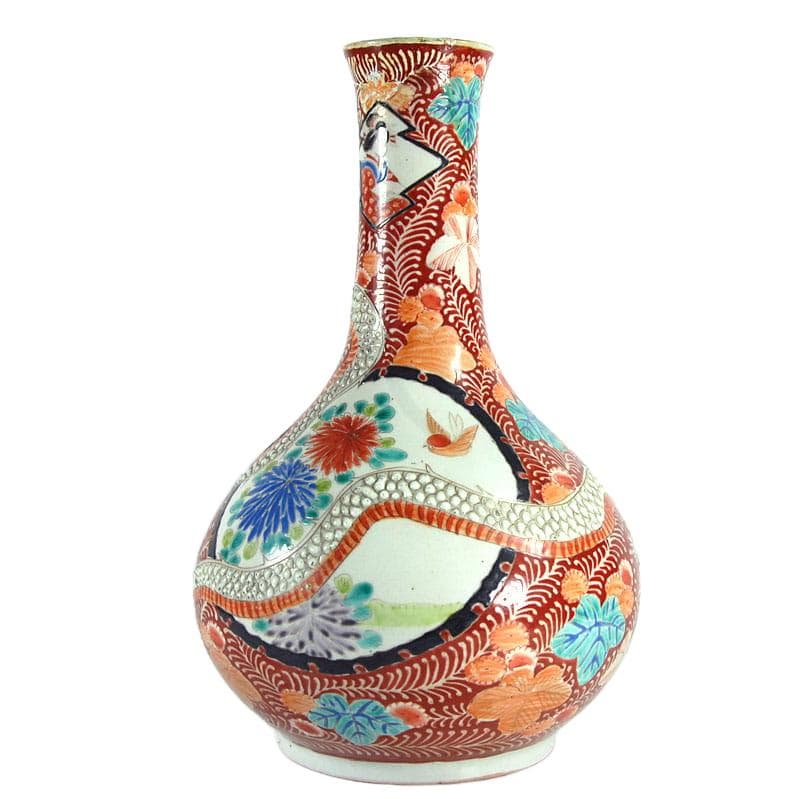 Czerwony wazon Saishuntei Arita, Japonia, XIX w. - 7517