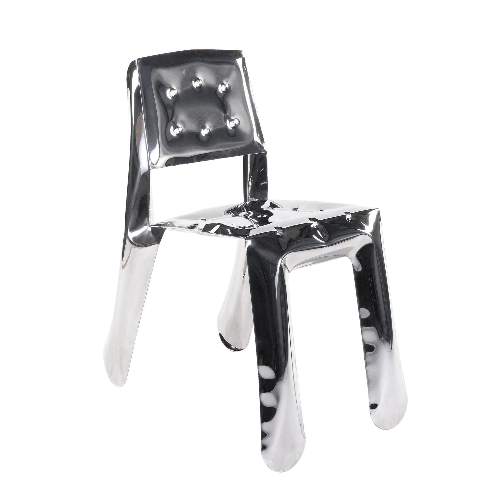 CHIPPENSTEEL 0.5 chair, steel, silver, Zieta Studio