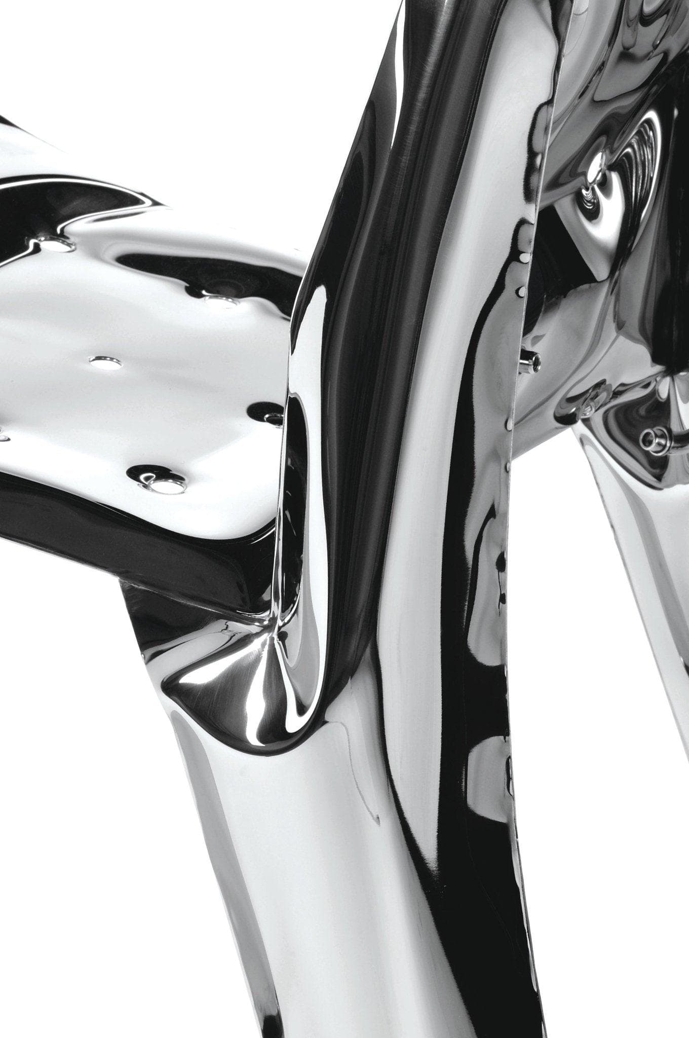CHIPPENSTEEL 0.5 chair, steel, silver, Zieta Studio - 122720