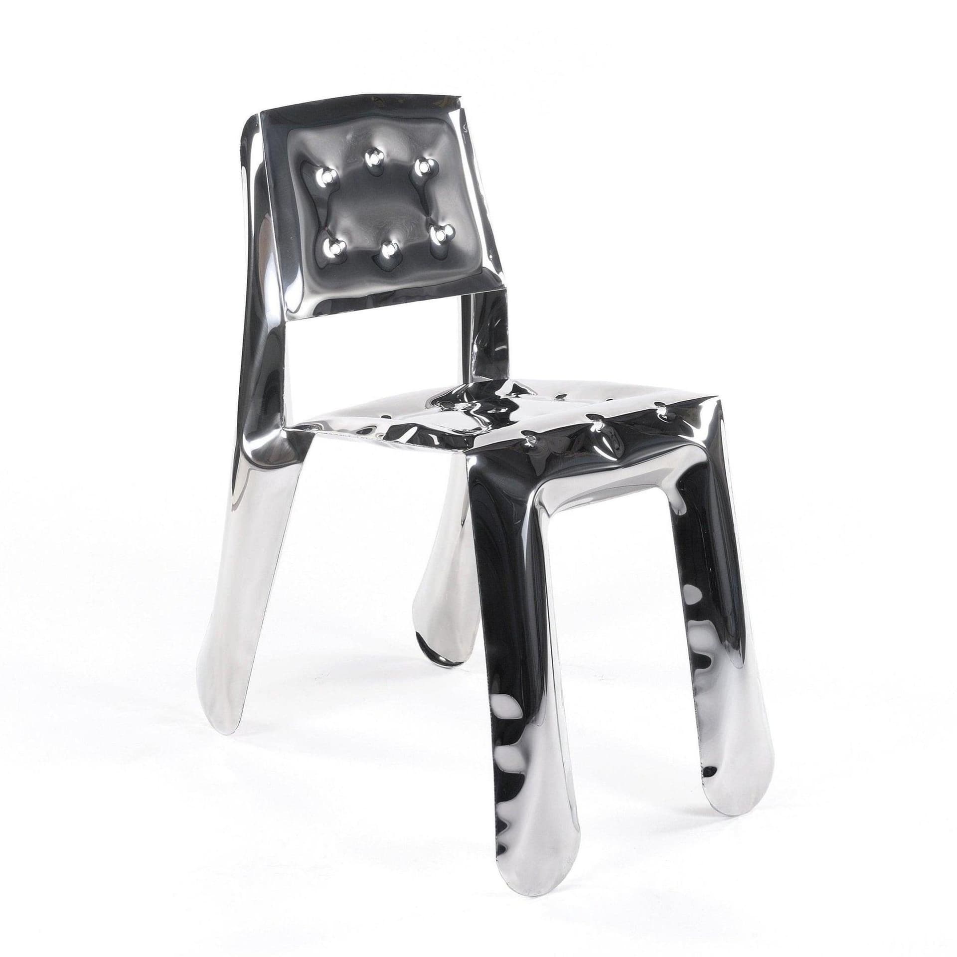 CHIPPENSTEEL 0.5 chair, steel, silver, Zieta Studio - 108731