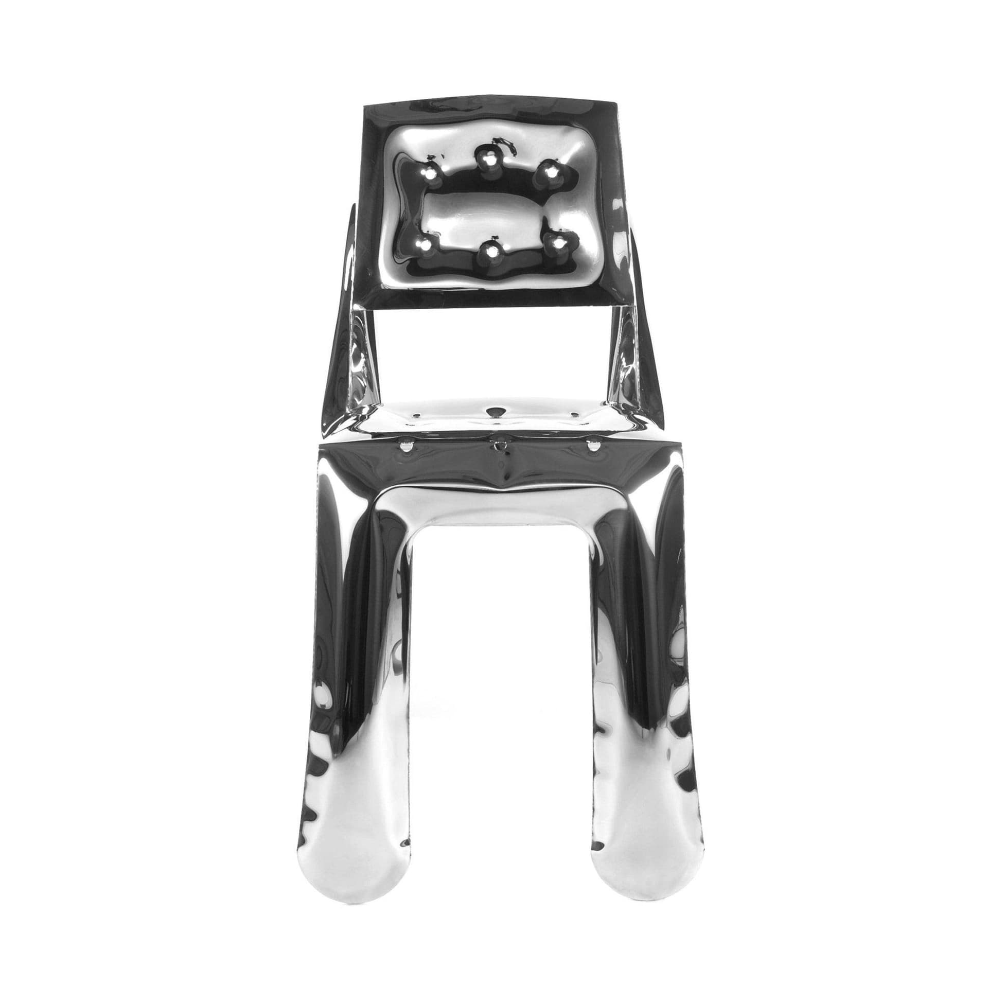 CHIPPENSTEEL 0.5 chair, steel, silver, Zieta Studio - 122715