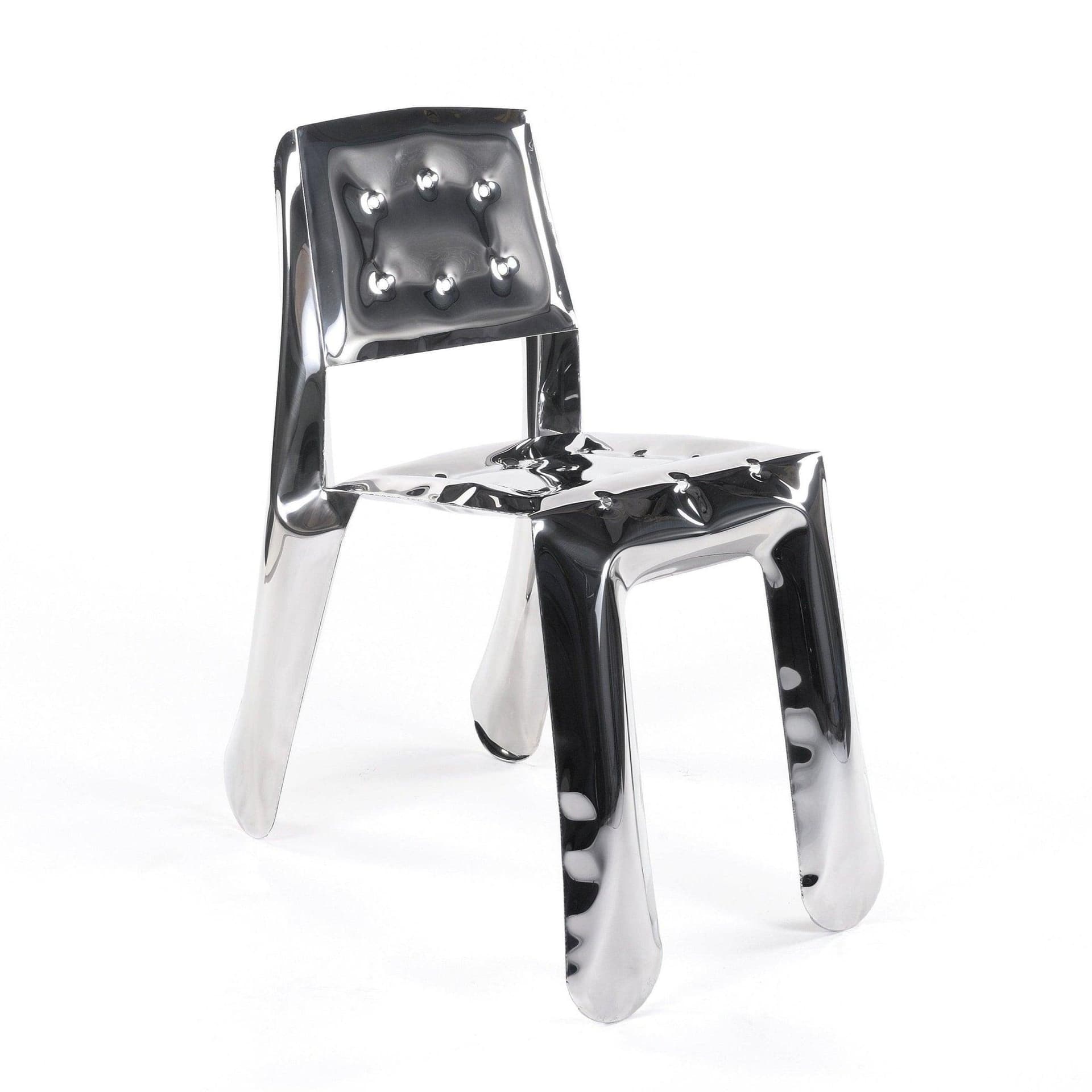 CHIPPENSTEEL 0.5 chair, steel, silver, Zieta Studio - 122712