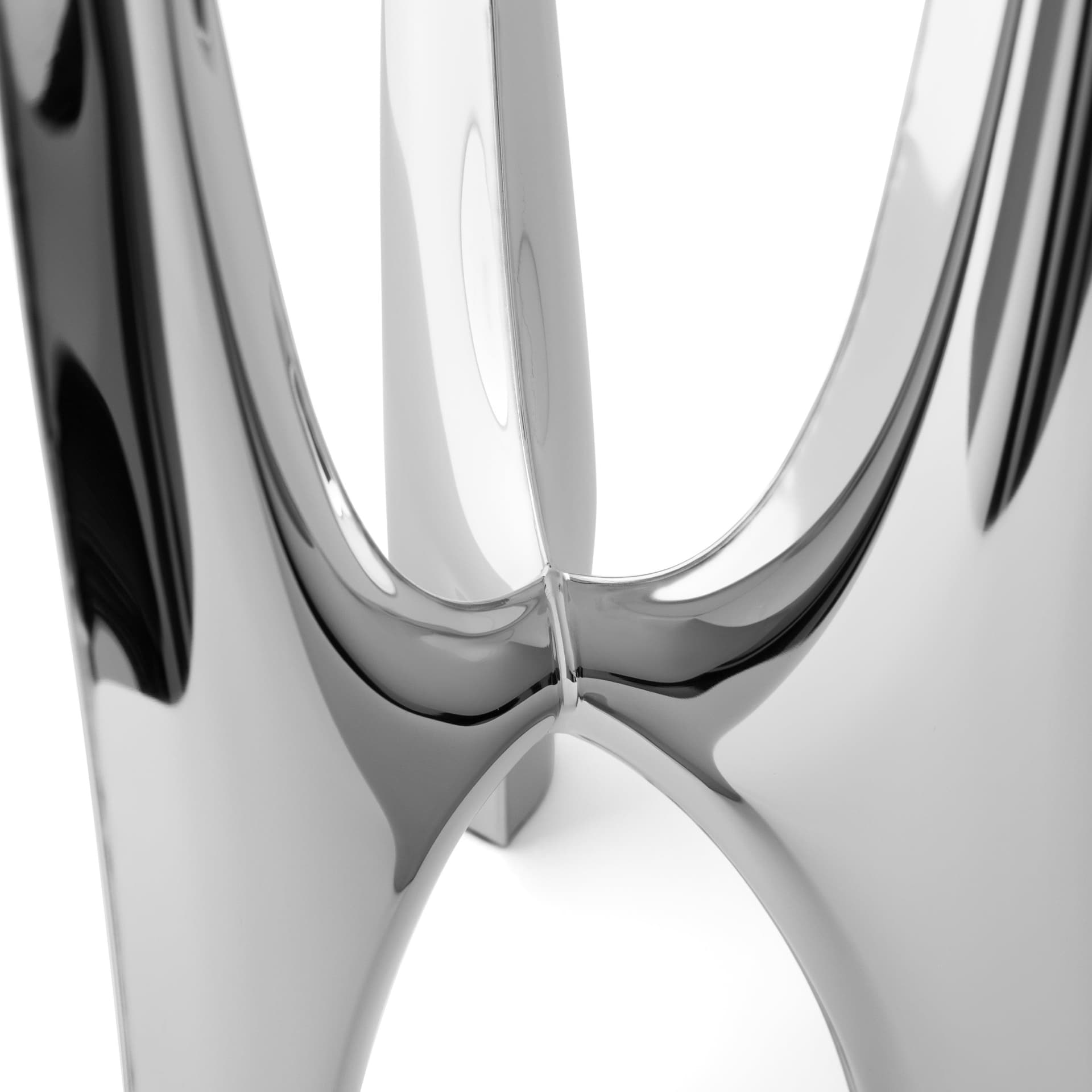 Świecznik TRIGLAV srebrny 83 cm, Zieta Studio - 122648