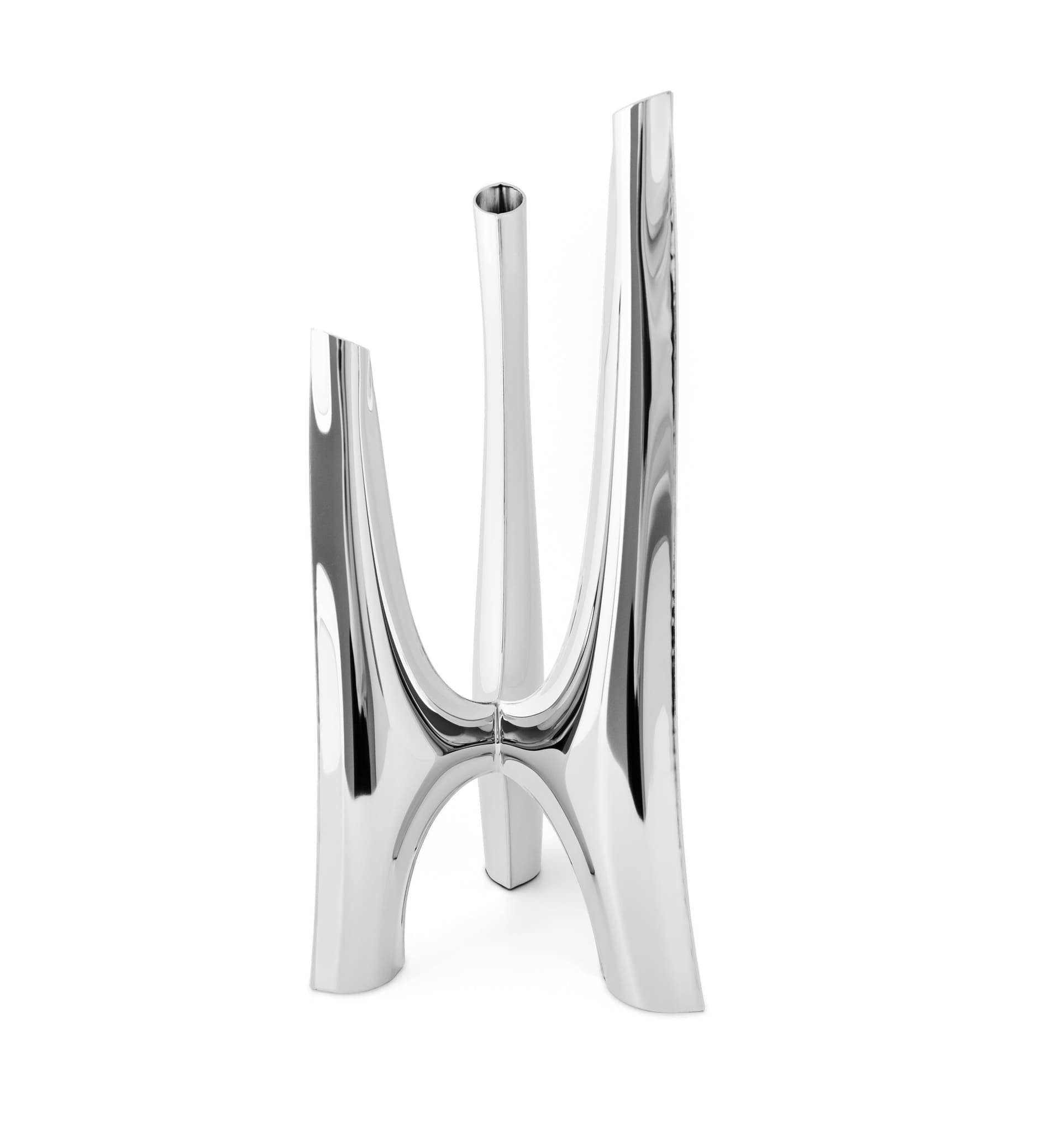 Świecznik TRIGLAV srebrny 83 cm, Zieta Studio - 122646