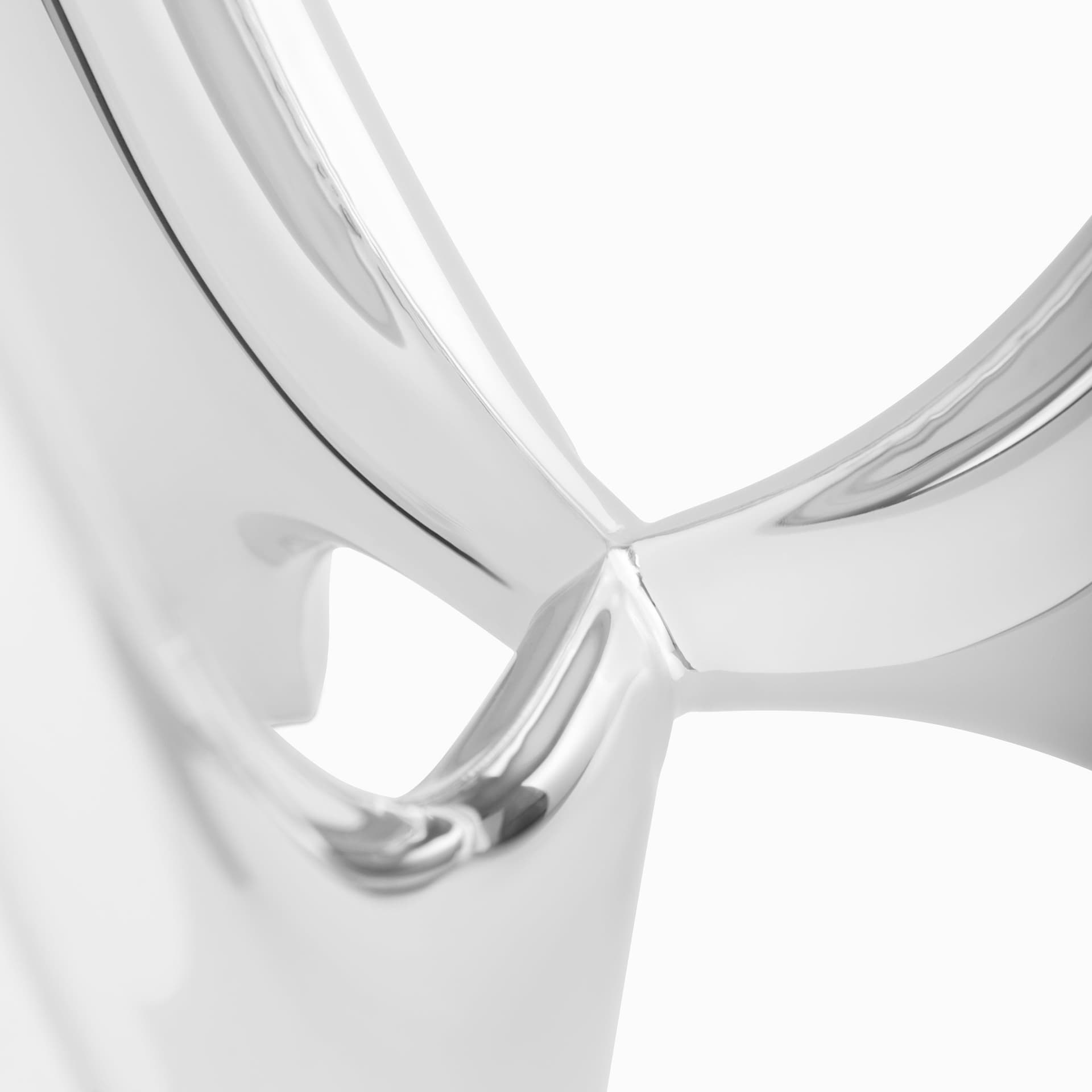 Świecznik TRIGLAV srebrny 41 cm, Zieta Studio - 122614