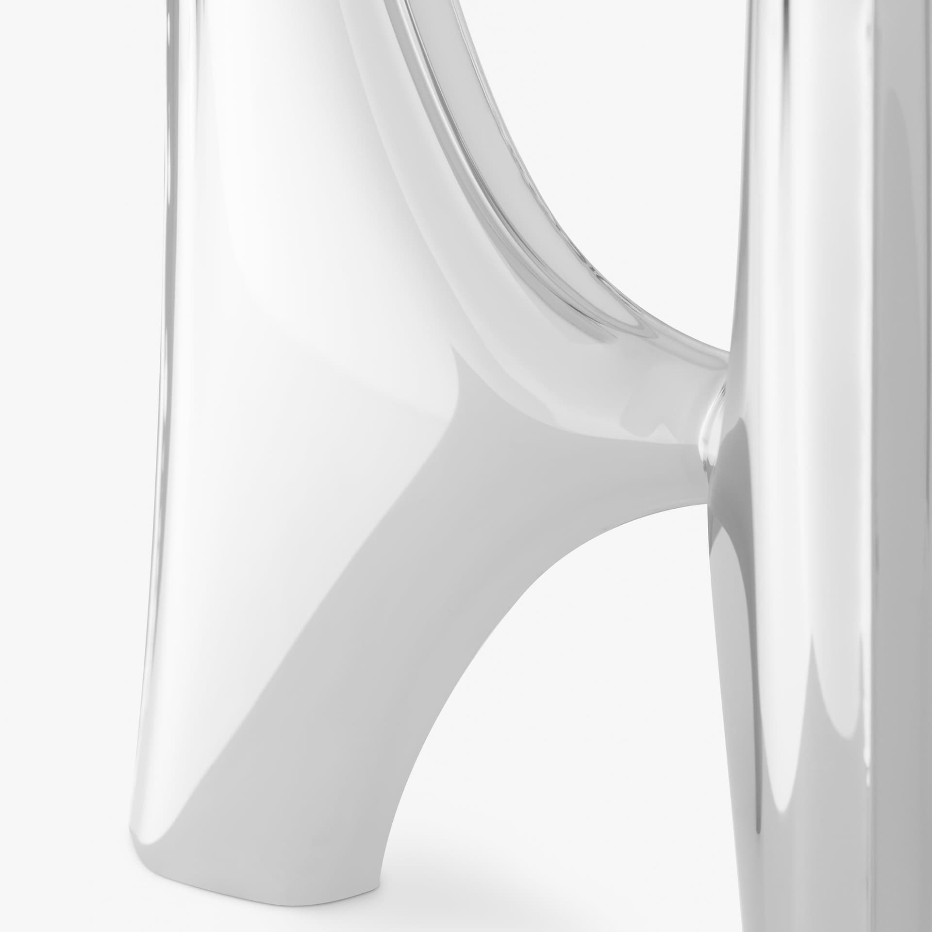 Świecznik TRIGLAV srebrny 41 cm, Zieta Studio - 122615