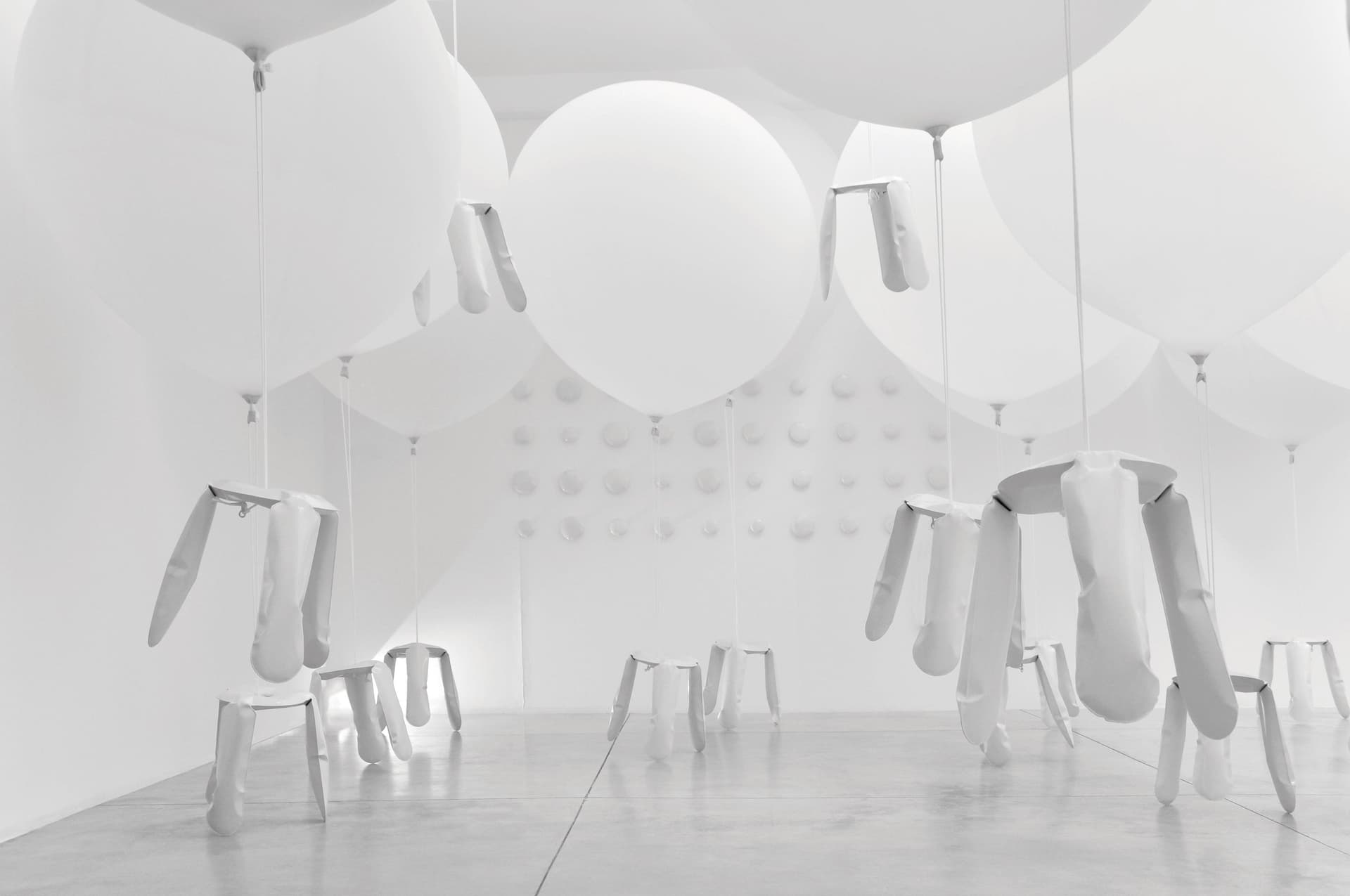 Stołek PLOPP biały 65 cm, Zieta Studio - 122553