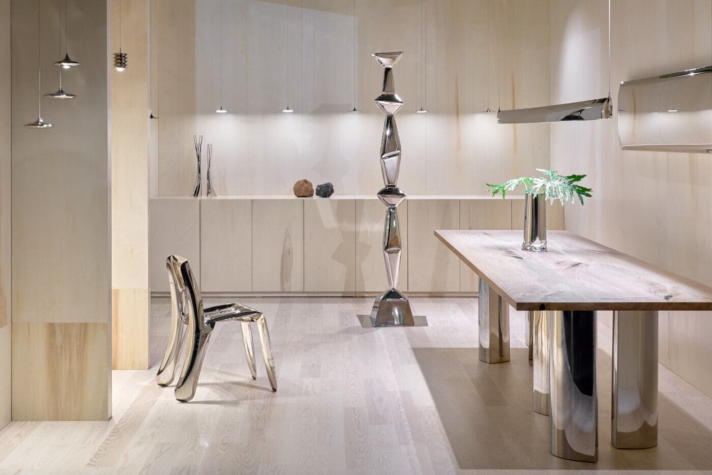 LUNA pendant lamp silver 3000K, Zieta Studio - 122504